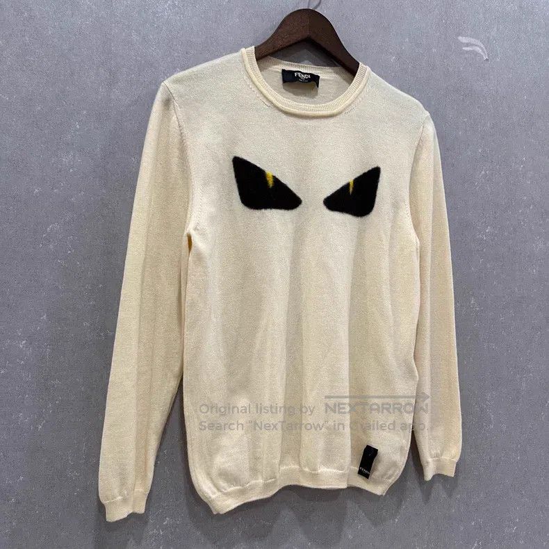 Fendi Fendi Fleece wool knit shirt Size US M / EU 48-50 / 2 - 3 Thumbnail