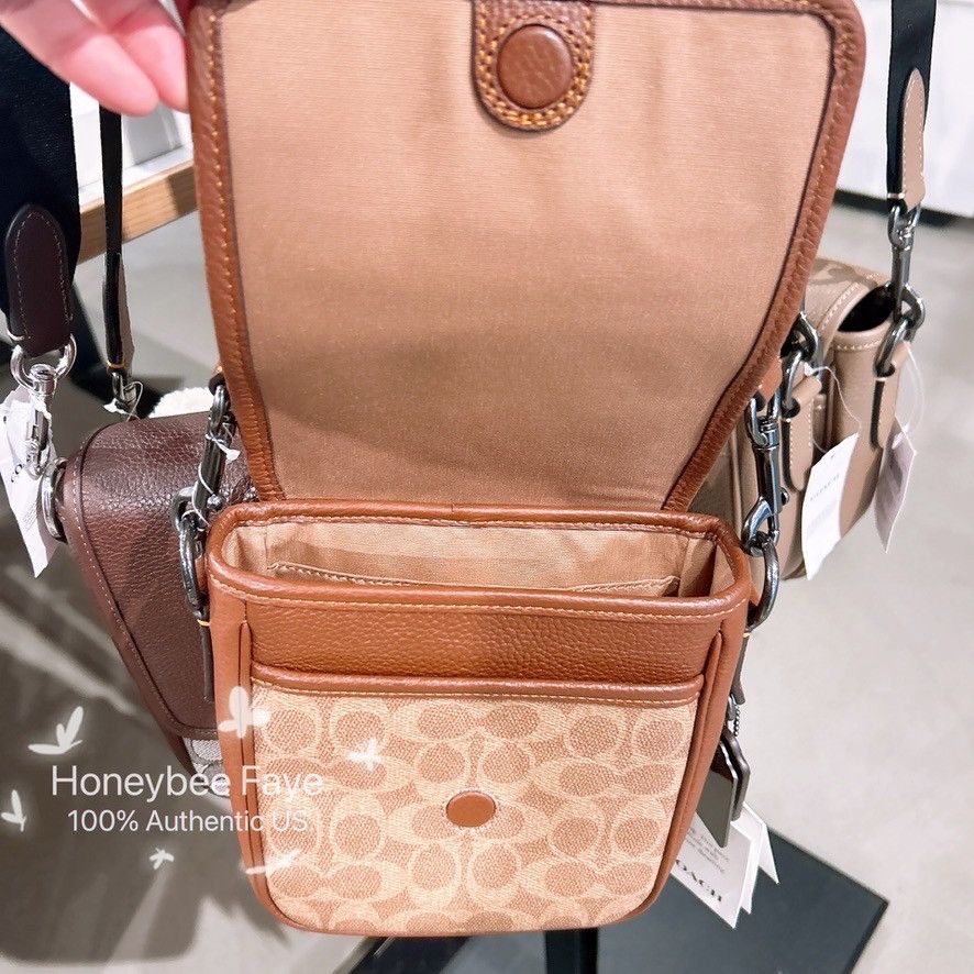Coach Lucas Crossbody Bag In Signature Canvas CY883 Size ONE SIZE - 4 Thumbnail