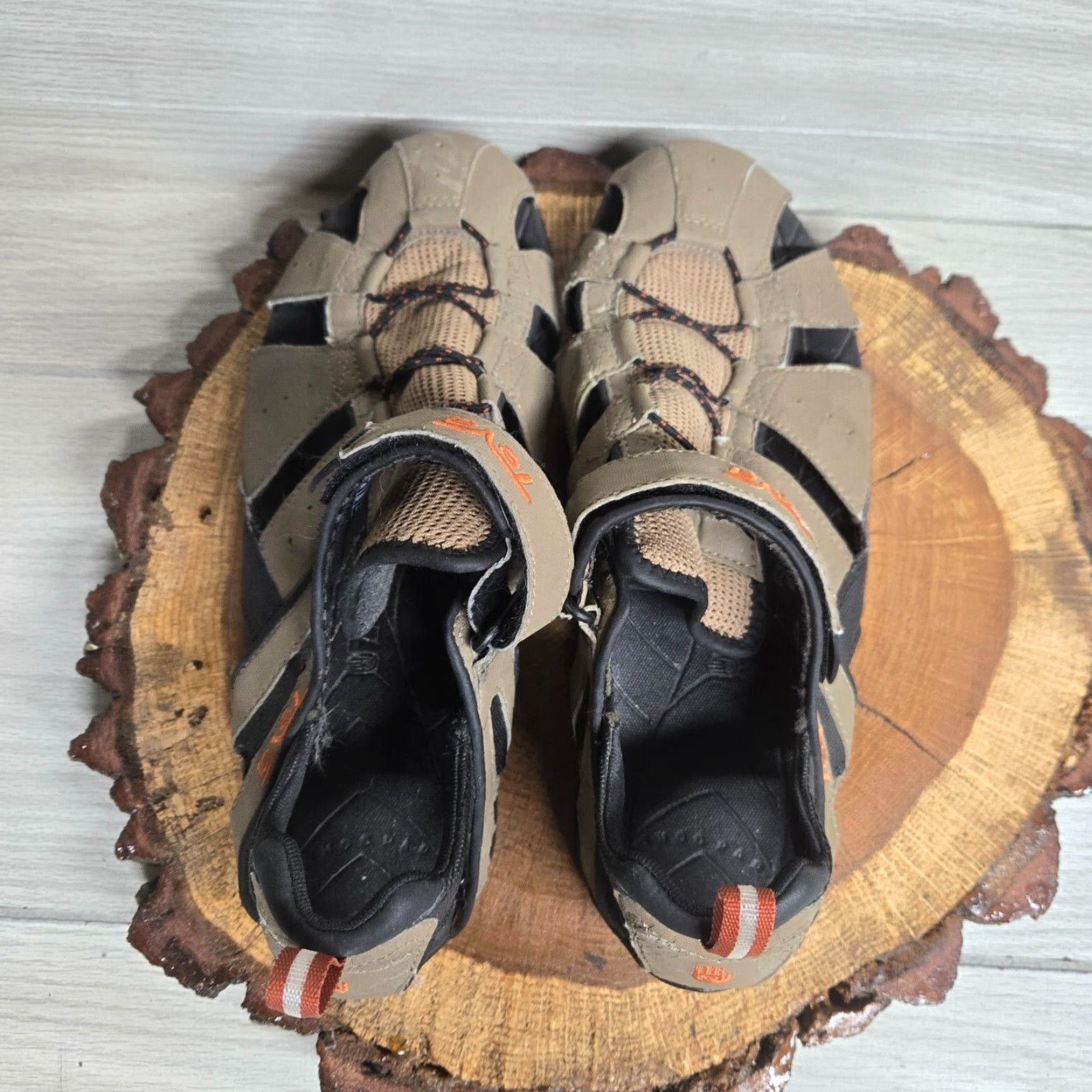 Teva VINTAGE Teva Brown Gladiator Strap Sandals Slip-On Adult Mens Size 12 Size ONE SIZE - 5 Thumbnail