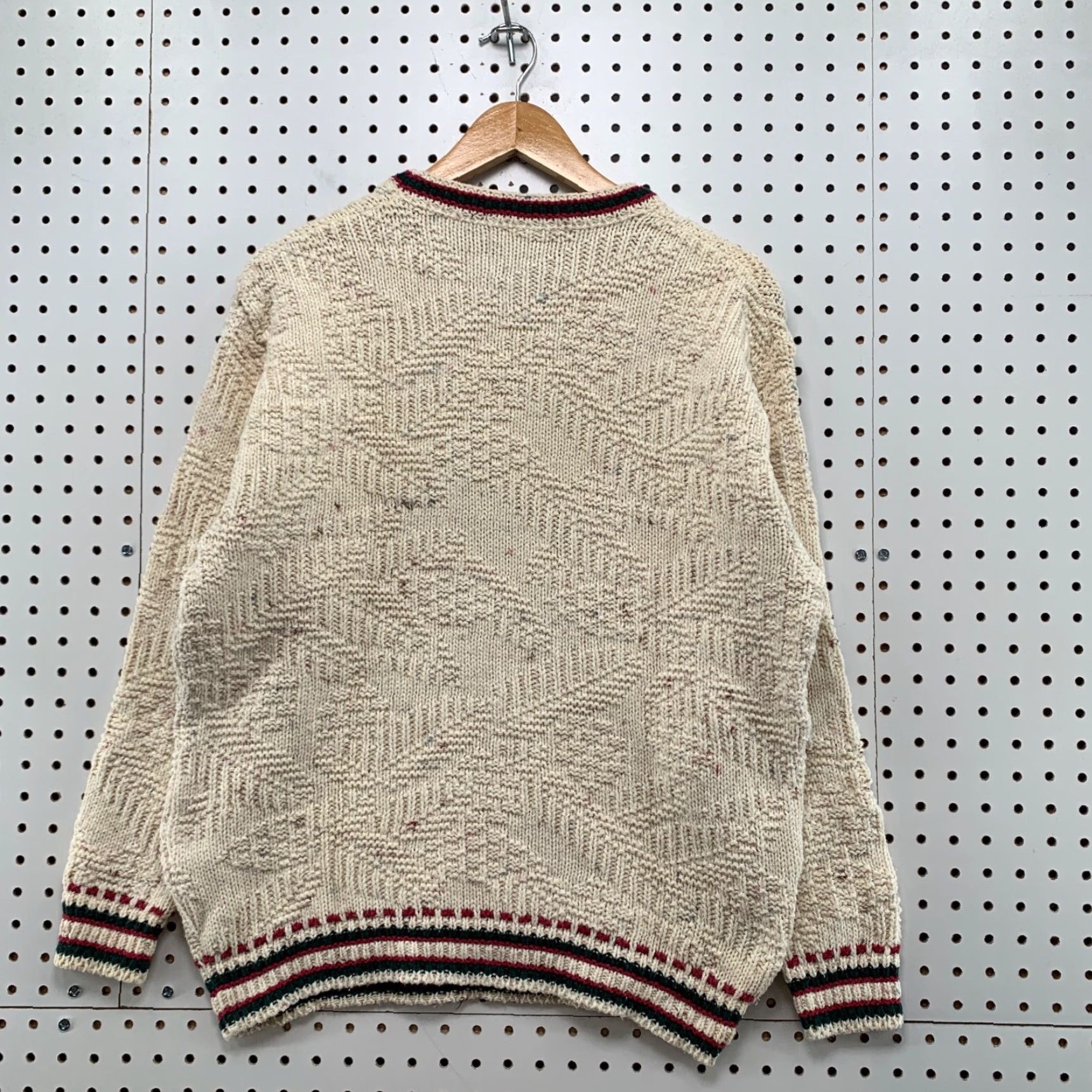 Vintage VINTAGE Shenandoah Sweater Womens Medium Beige Knit Embroidered Bird Fair Isle USA Size M / US 6-8 / IT 42-44 - 2 Thumbnail