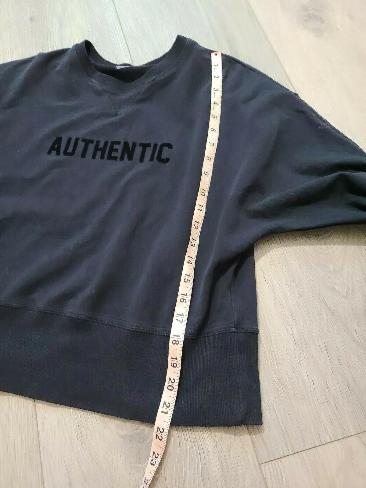 Designer Sundays One Sweatshirt Large Crop Authentic black stretch Size L / US 10 / IT 46 - 5 Thumbnail
