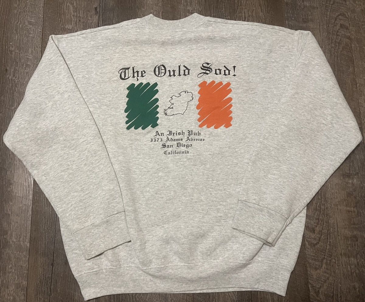 Fruit Of The Loom Vintage Ireland Ould Sod Pub Crewneck Sweater size Large Size US L / EU 52-54 / 3 - 3 Thumbnail