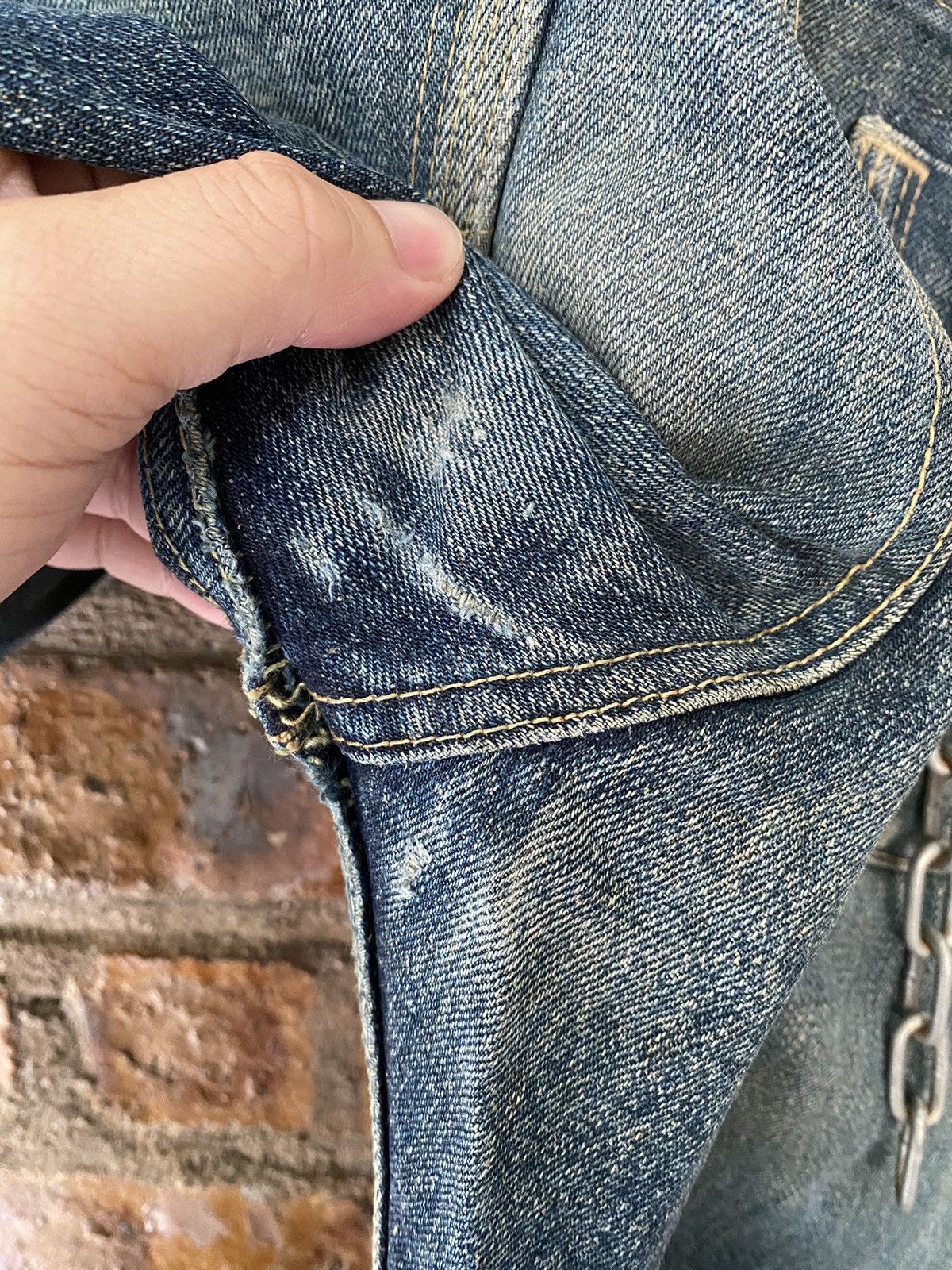 Hysteric Glamour 2000s Ozone Rock Hysteric Glamour Rider raw Denim Size US 32 / EU 48 - 19 Thumbnail