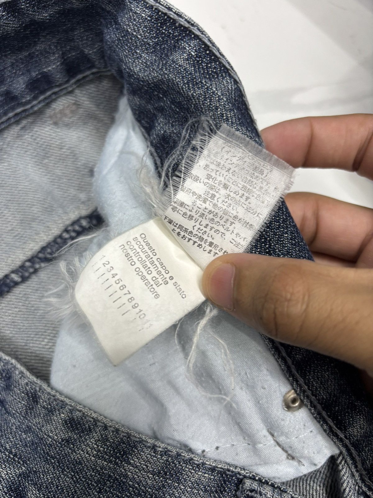 Dior Claw Mark Dolce & Gabbana Distressed Denim Jeans Size US 40 / EU 56 - 15 Thumbnail
