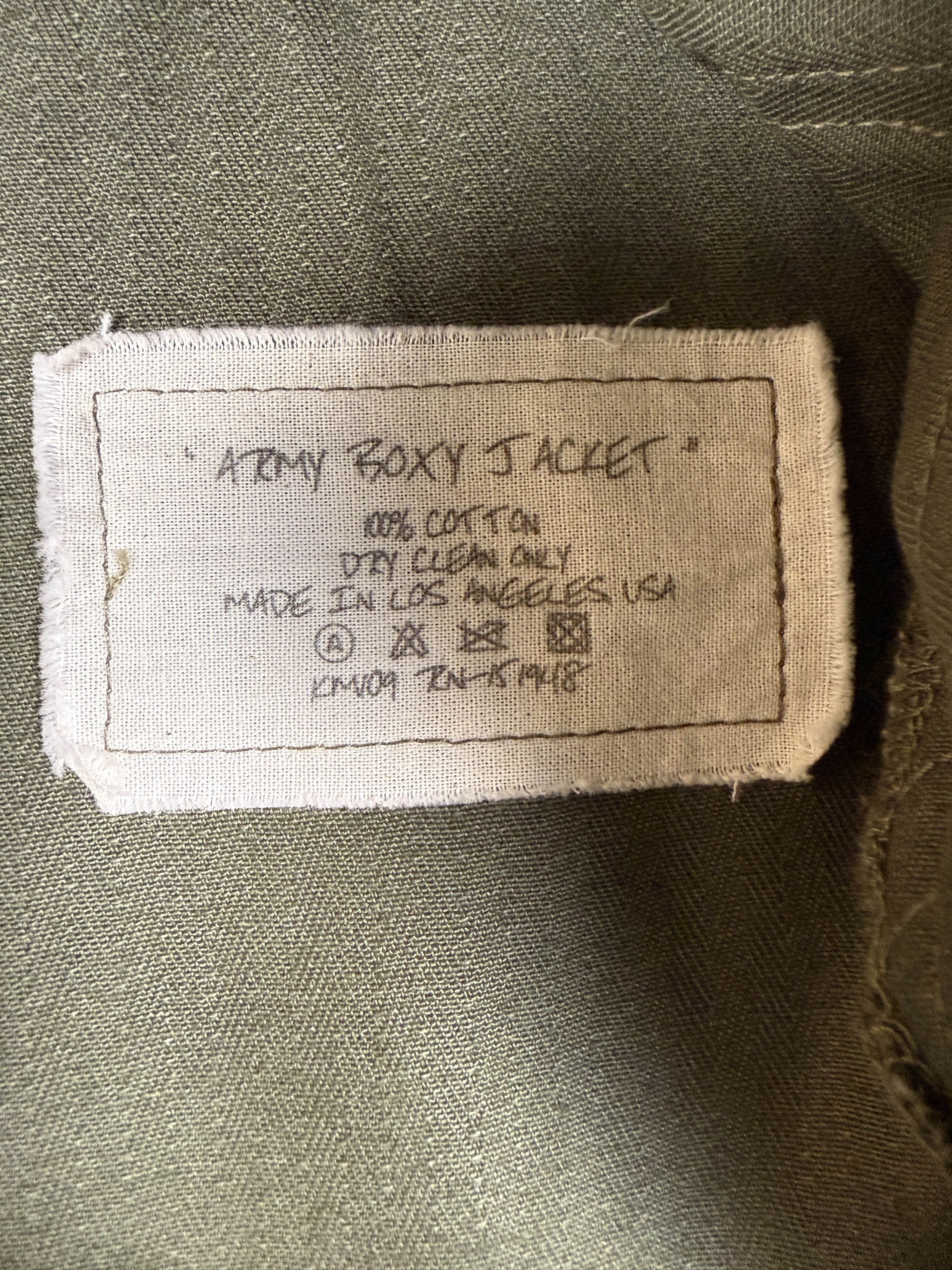 Greg Lauren $995 Greg Lauren Army Boxy Jacket Size US L / EU 52-54 / 3 - 7 Thumbnail