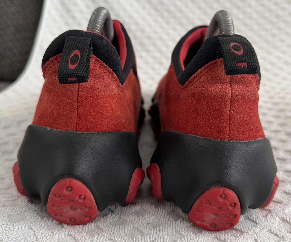 Oakley Vintage Y2K Oakley Flesh Shoes Red Suede Size 9 Bottlecap Size US 9 / EU 42 - 7 Thumbnail