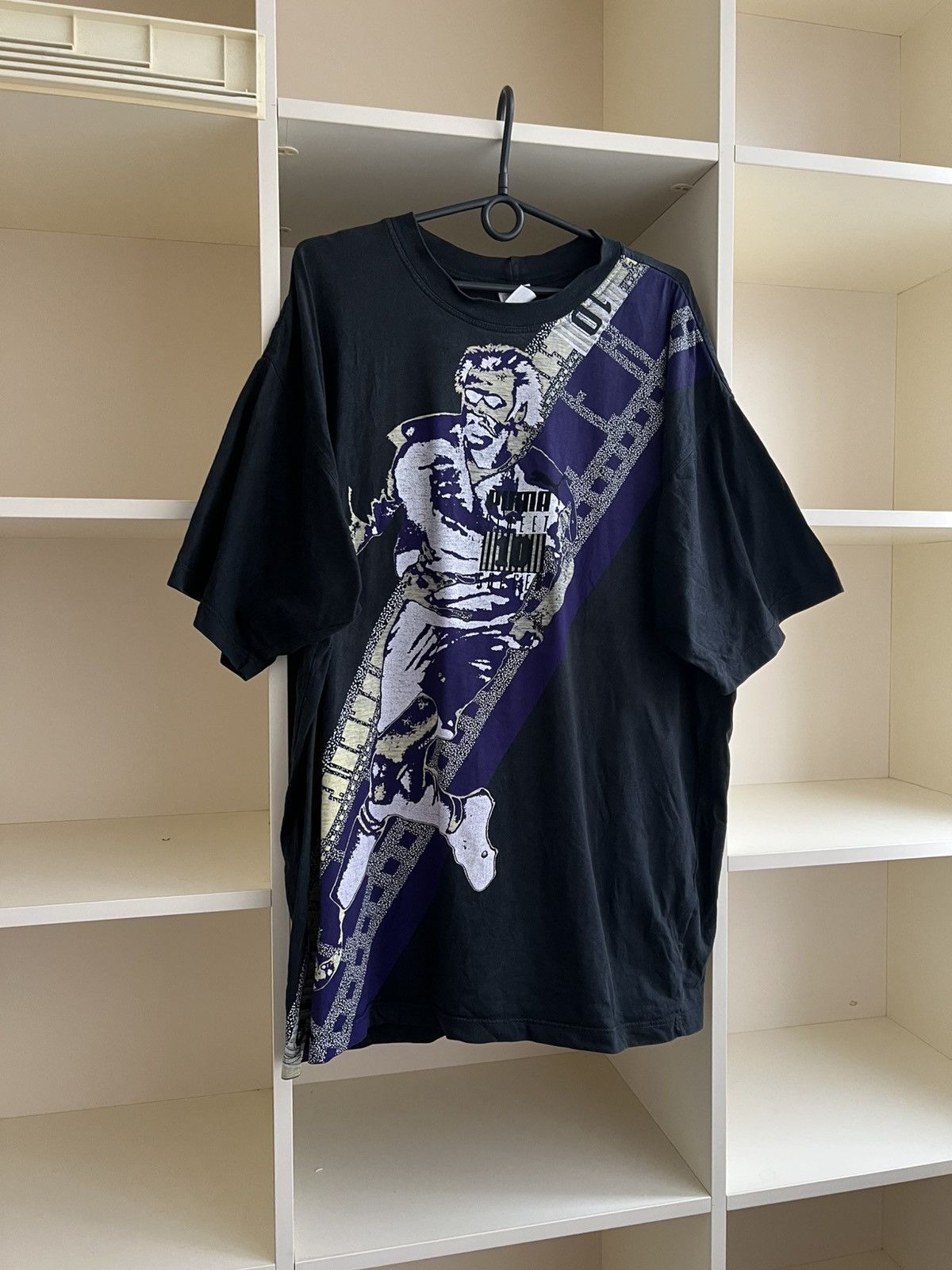 Puma Vintage 1990s Puma Tee T-Shirt Retro Size US XL / EU 56 / 4 - 5 Thumbnail