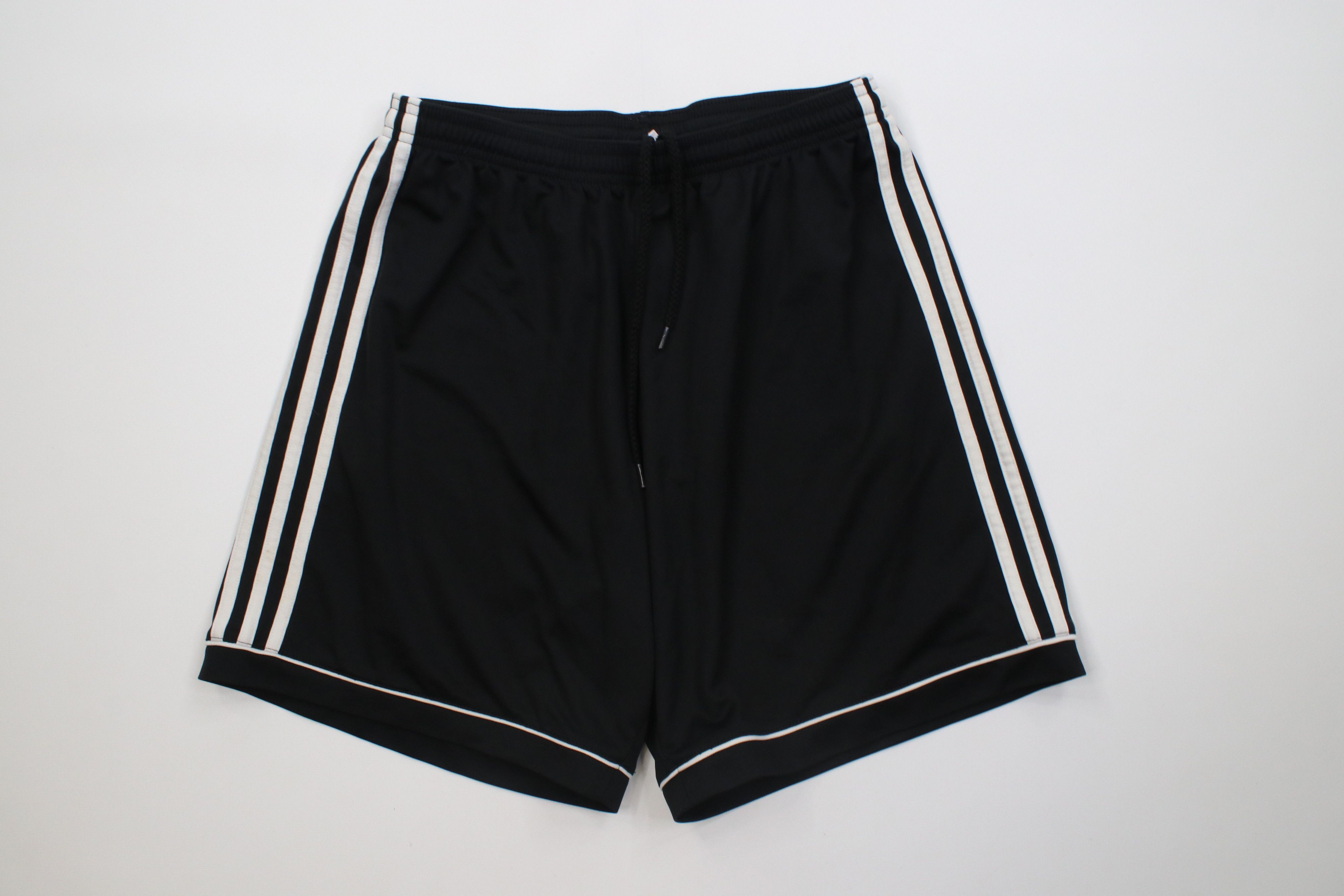 Adidas Vintage Y2K Adidas Running Jogging Soccer Shorts Black Size US 32 / EU 48 - 1 Thumbnail