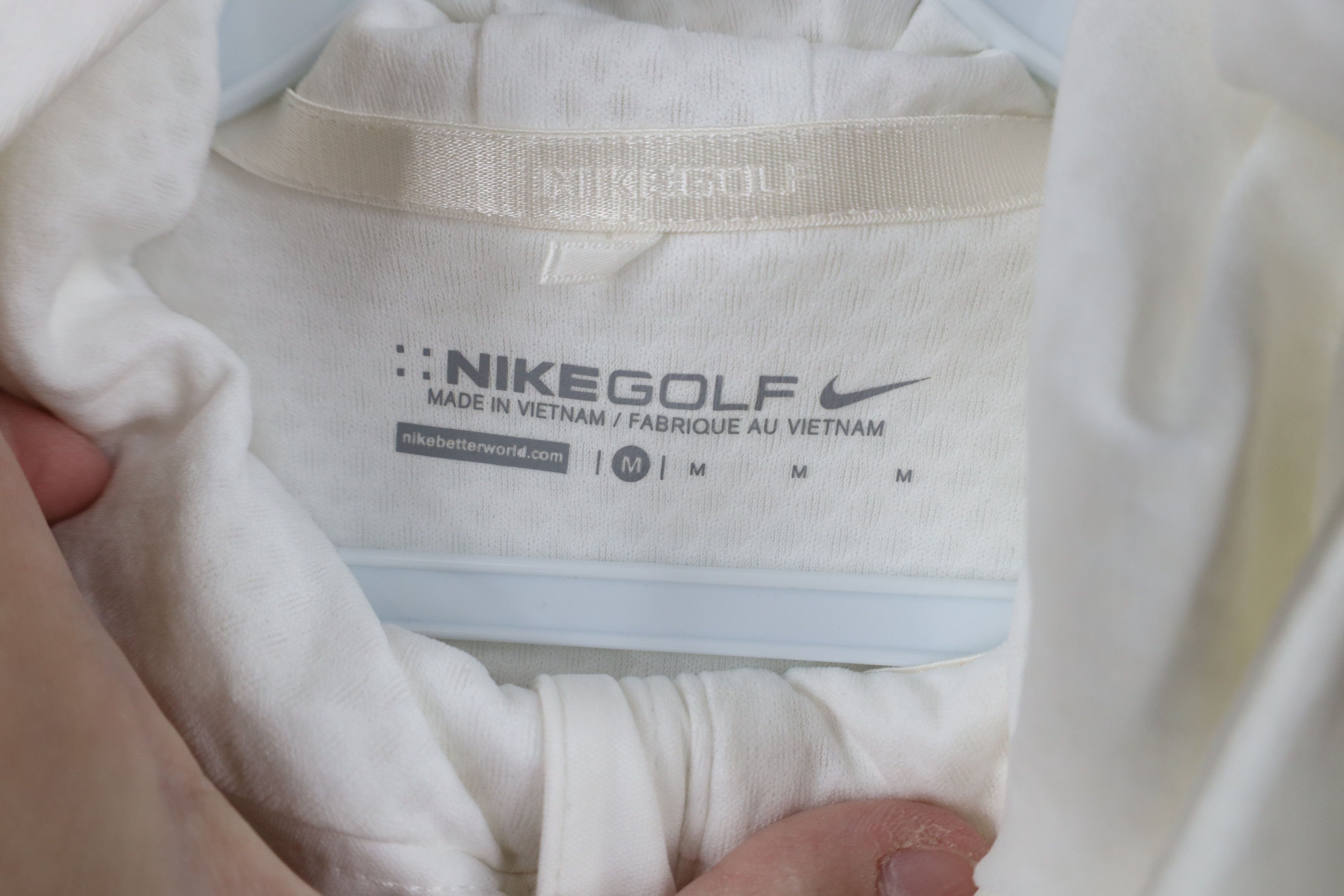 Nike Nike Golf Columbus Marathon Fleece Lined Hooded Jacket White Size M / US 6-8 / IT 42-44 - 9 Thumbnail