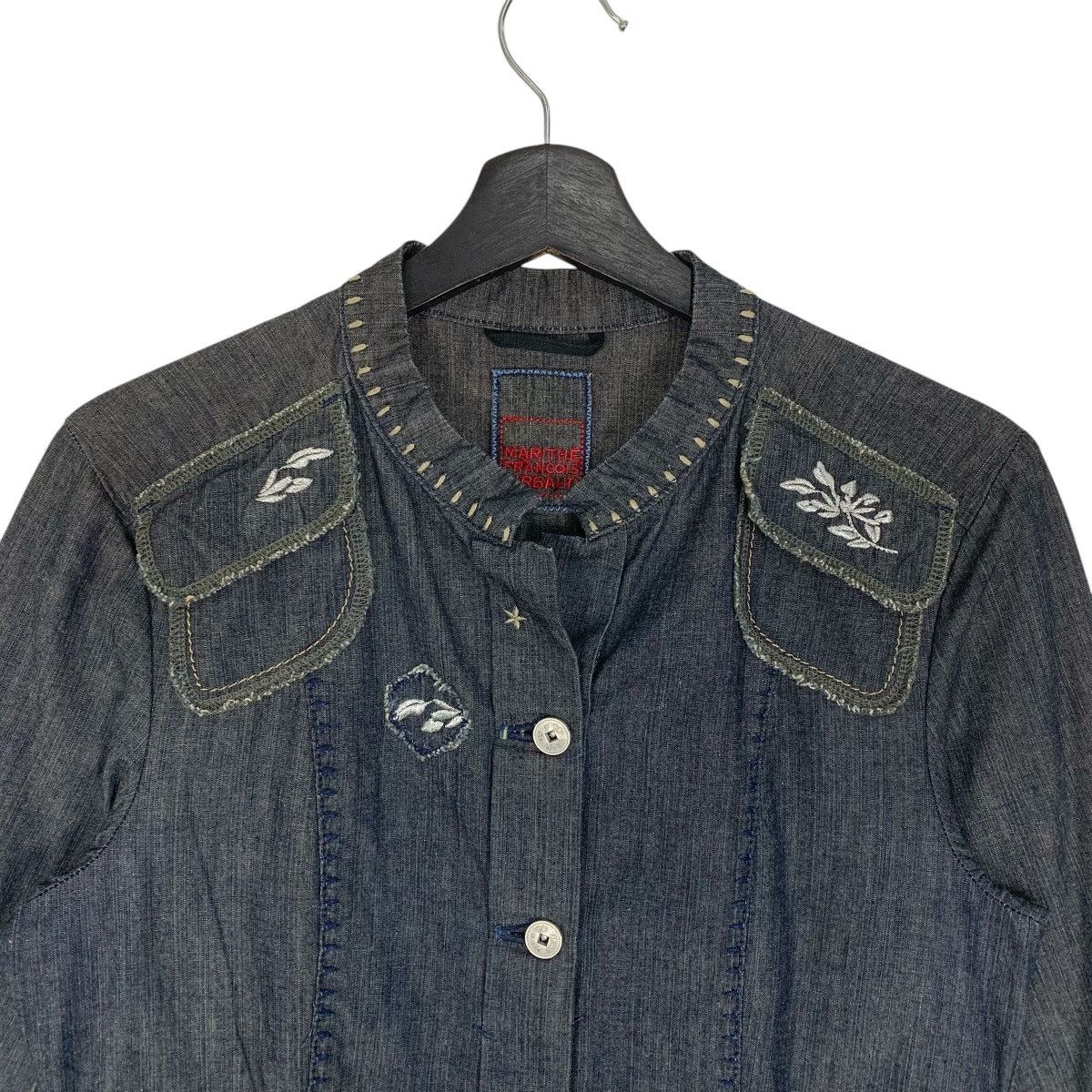 Designer Marithe & Francois Girbaud Designer Luxury Denim Jacket Size XS / US 0-2 / IT 36-38 - 3 Thumbnail