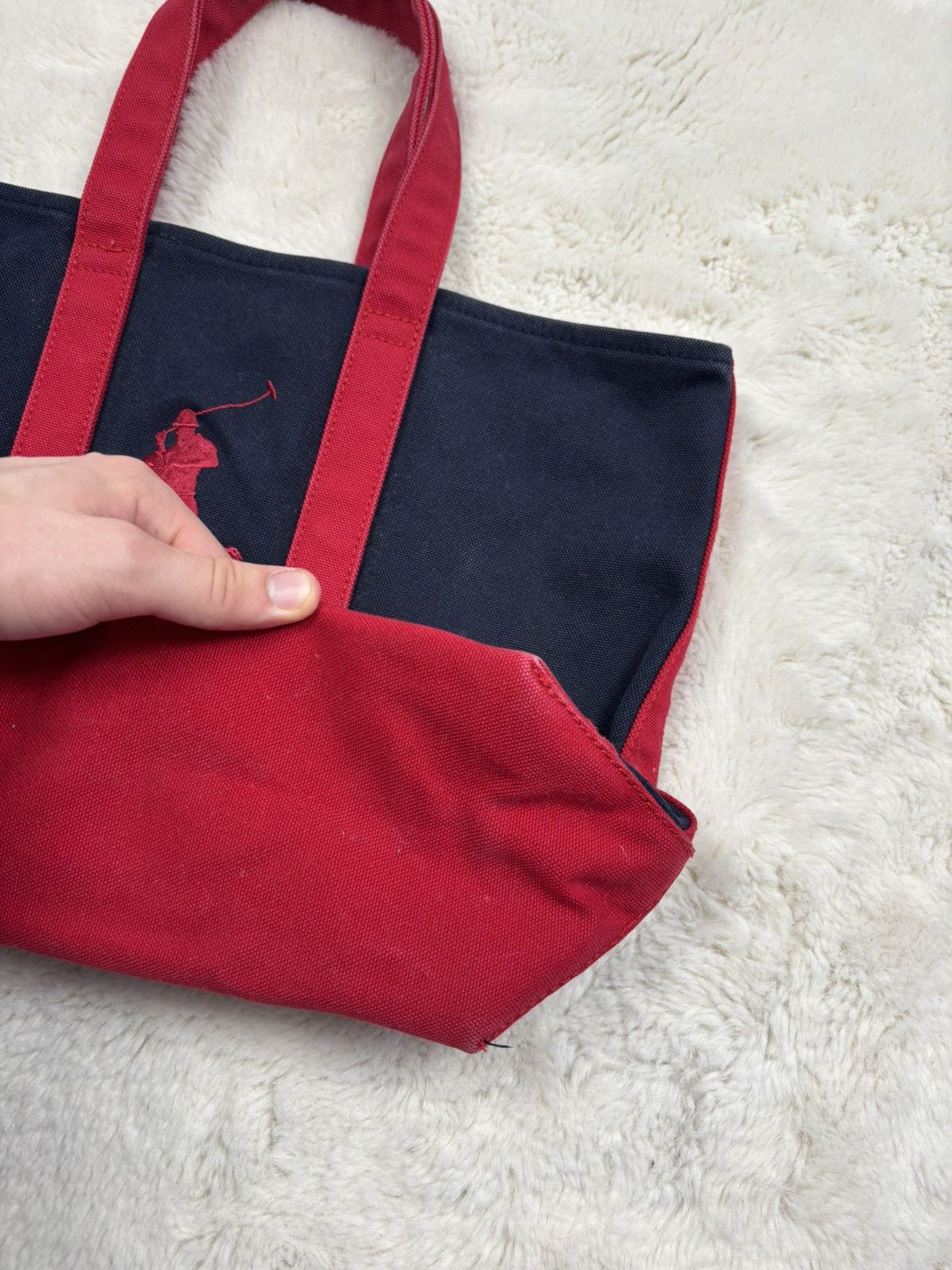 Ralph Lauren Tote Bag Vintage Luxury Bag Y2K Style Rare