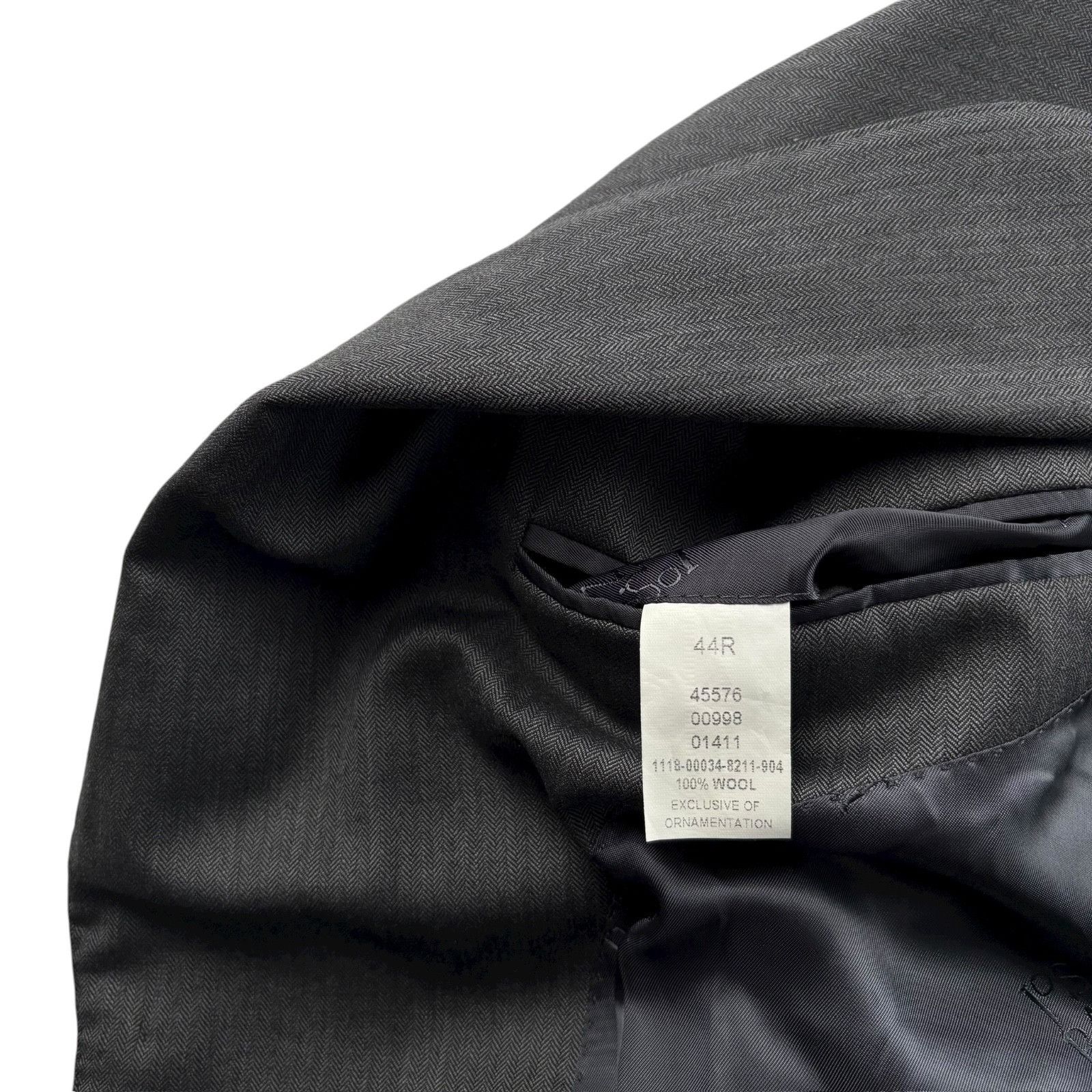 Jos. A. Bank Jos. A. Bank Men’s 100% Wool Blazer Jacket Gray • 44R Size 44R - 3 Thumbnail