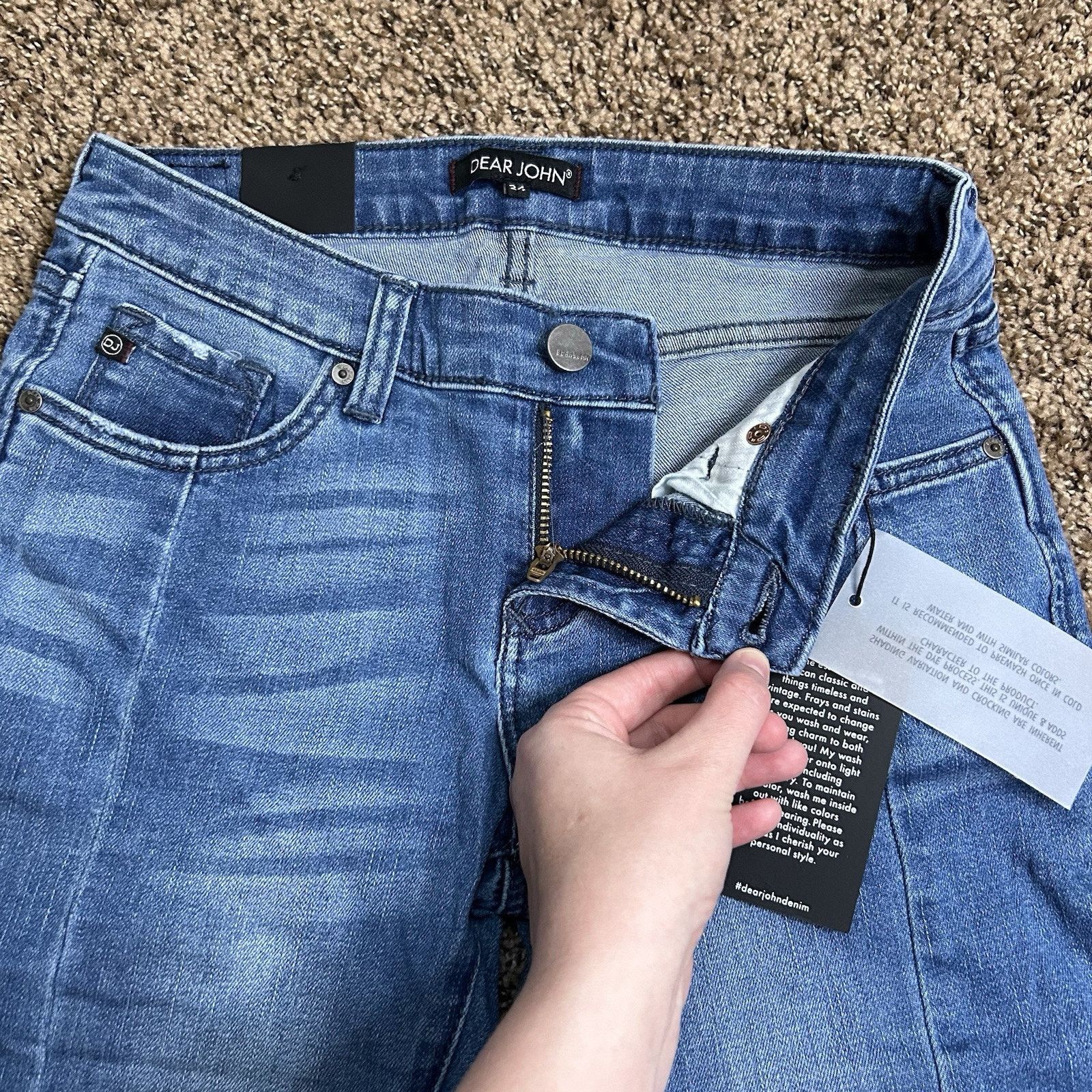 Other Dear John Women Jeans 24 Joyride Ankle Skinny Denim Jean Mid Size 24" / US 00 / IT 34 - 9 Thumbnail