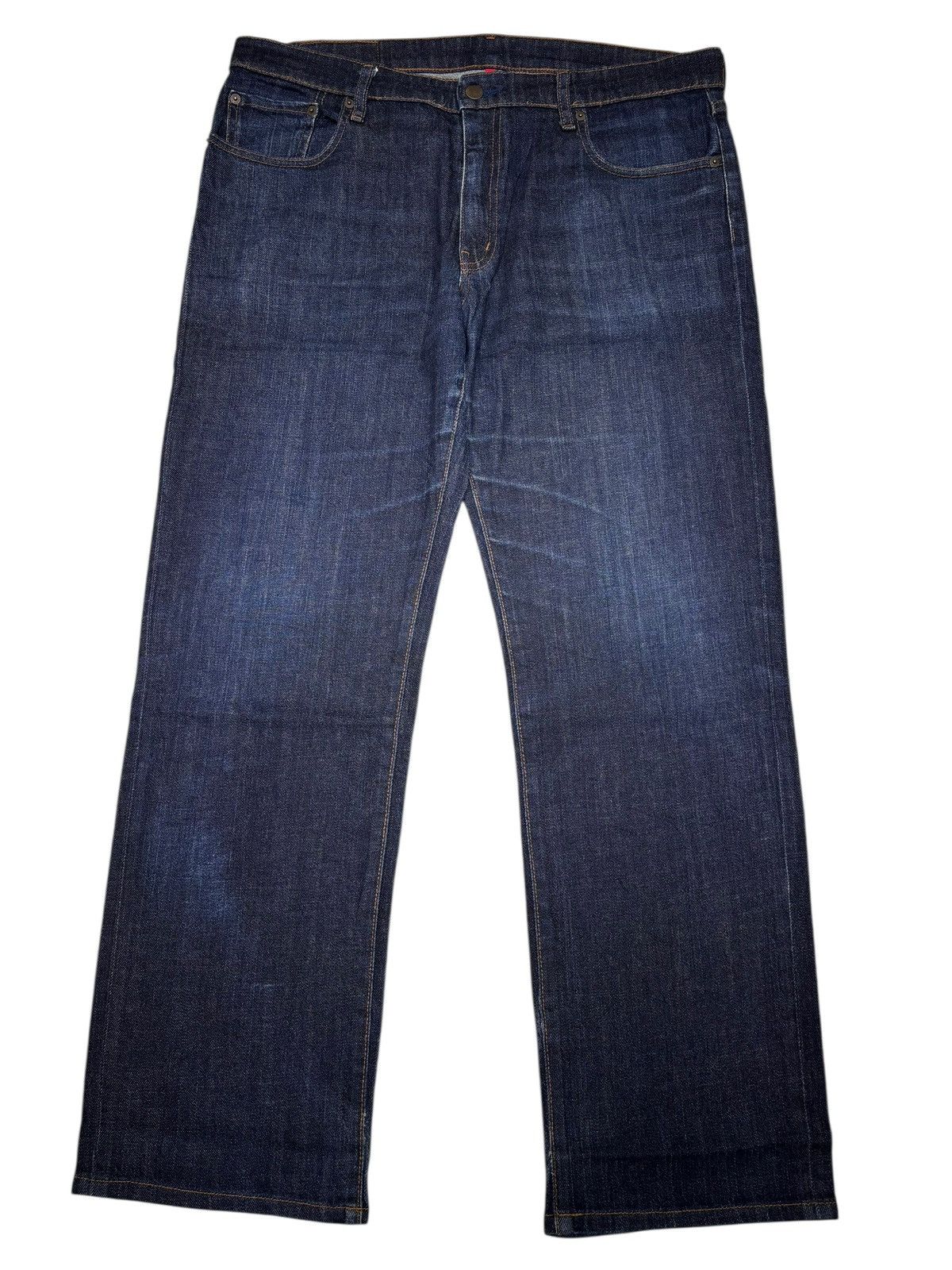 Undercover × Uniqlo UNIQLO S003 BAGGY LOOSE BLUE DENIM JEANS Size US 37 - 9 Thumbnail