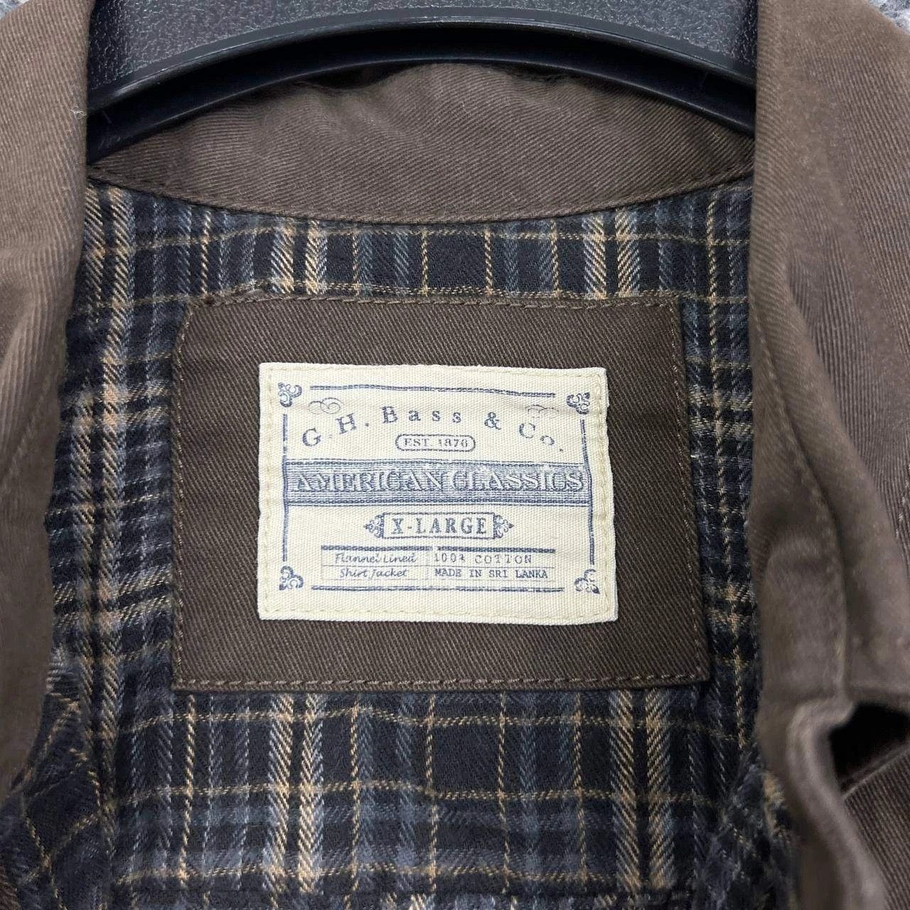 G.H. Bass & Co. G.H. Bass & Co. Shacket Men Flannel Plaid Button Up XL Size US XL / EU 56 / 4 - 7 Thumbnail