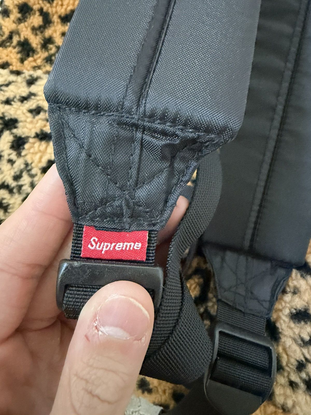 Supreme Supreme Leopard Fleece Backpack Size ONE SIZE - 4 Thumbnail