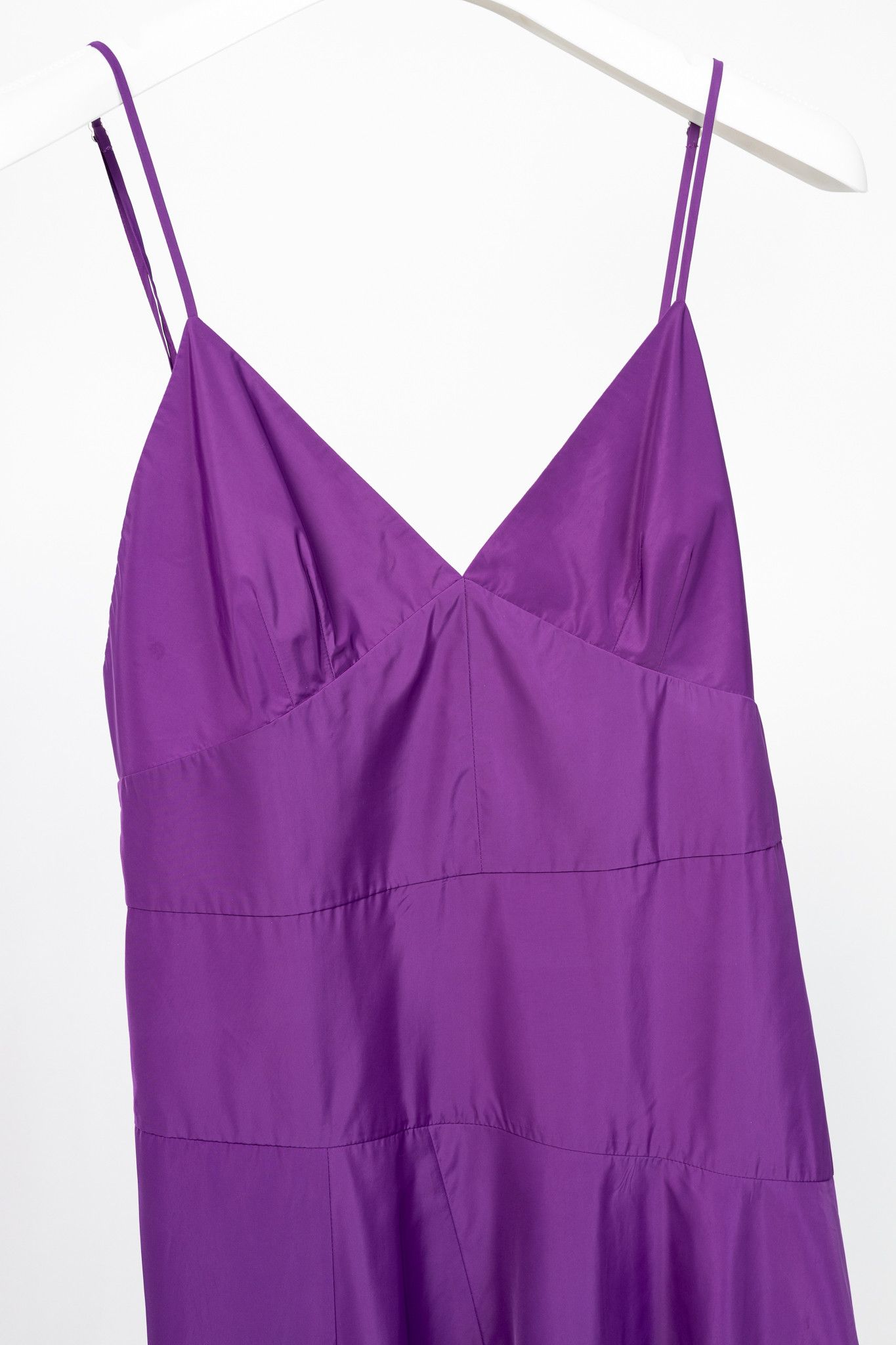 Tibi Tibi Purple Italian Sporty Nylon Cami Dress Size M / US 6-8 / IT 42-44 - 3 Thumbnail