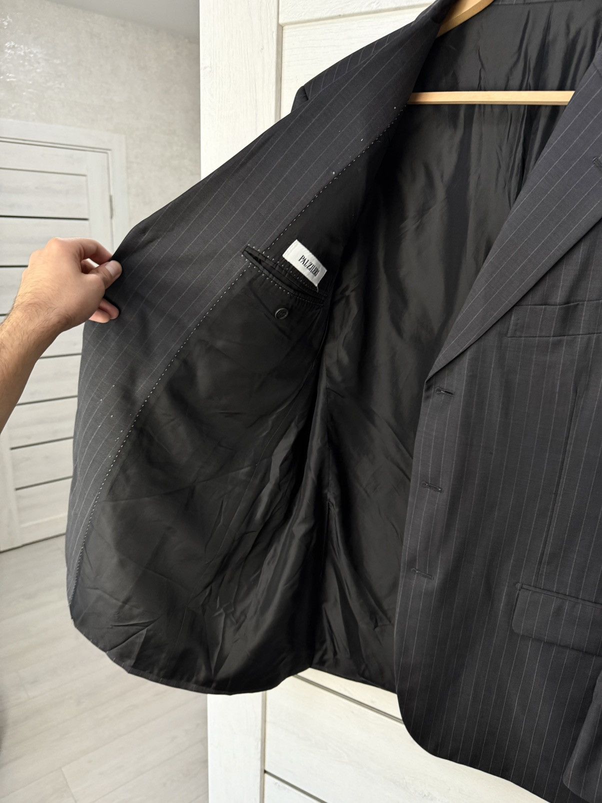 Pal Zileri Pal Zileri Blazer Vigrin Wool 120s Jacket 44R Suit Size 44R - 5 Thumbnail