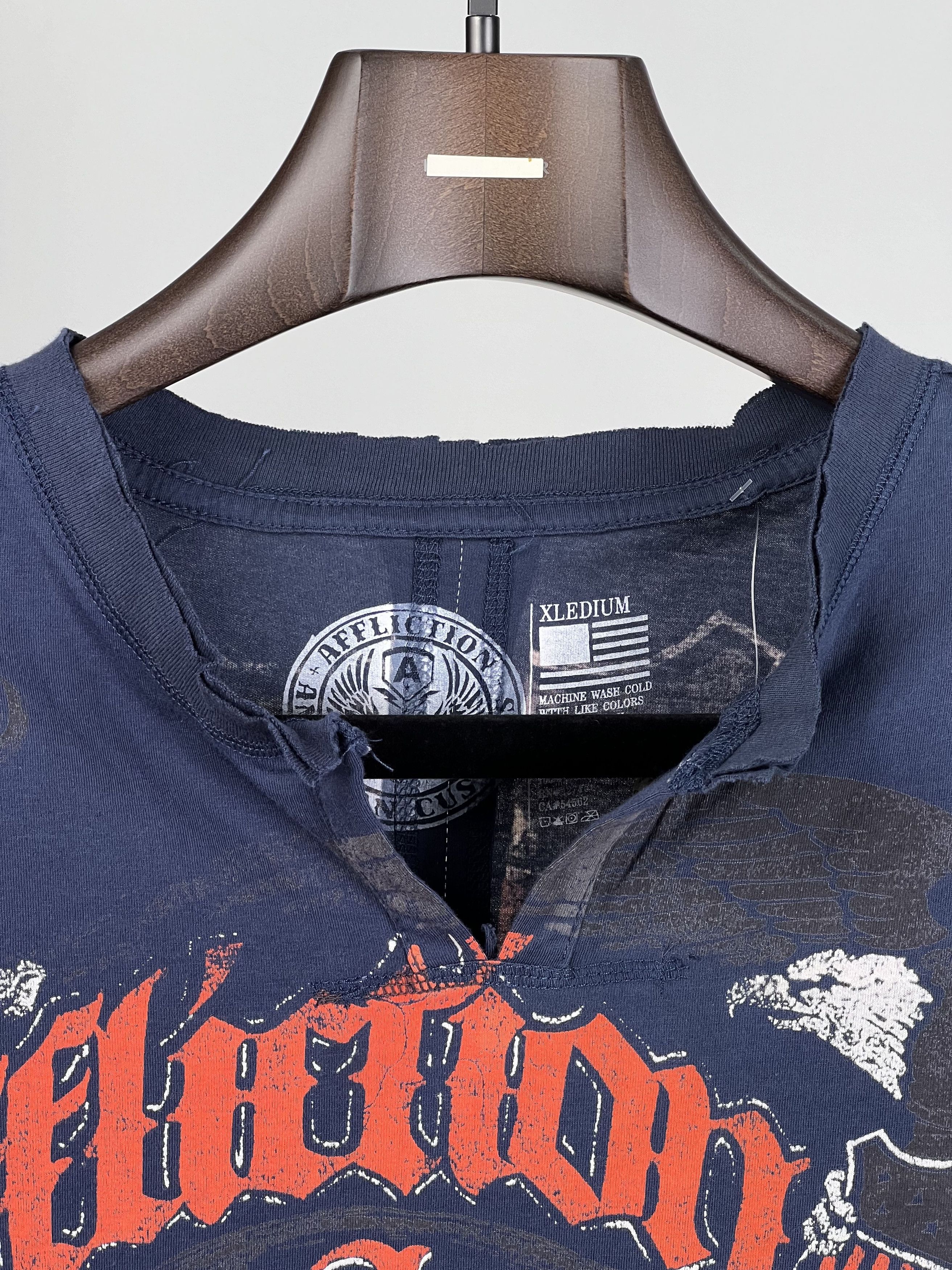 Affliction Brand new AMERICAN CUSTOMS SS TEE Size US XL / EU 56 / 4 - 2 Thumbnail