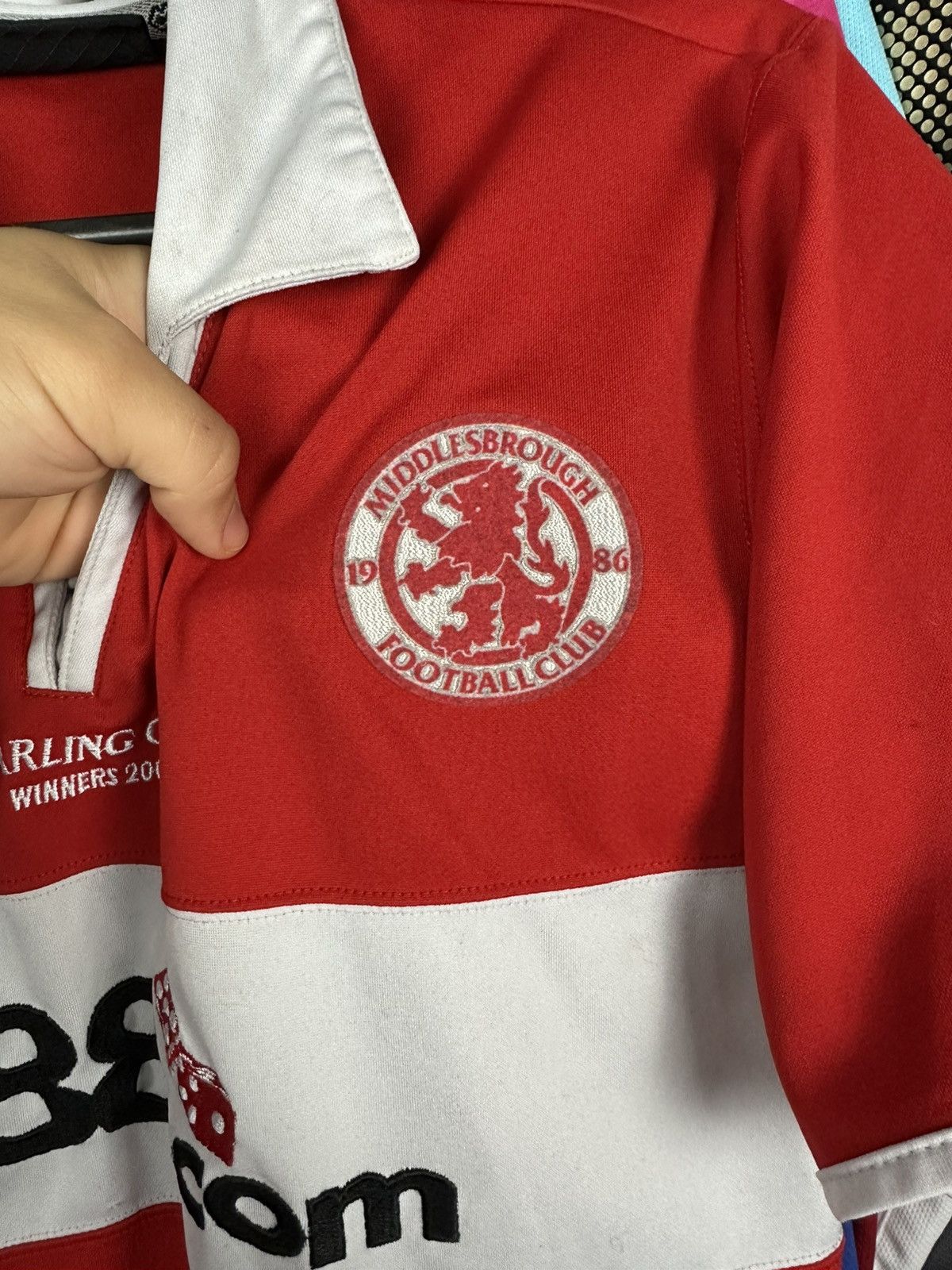 Errea RETRO ERREA MIDDLESBROUGH 2004 cup FOOTBALL SHIRT JERSEY Size US S / EU 44-46 / 1 - 5 Thumbnail