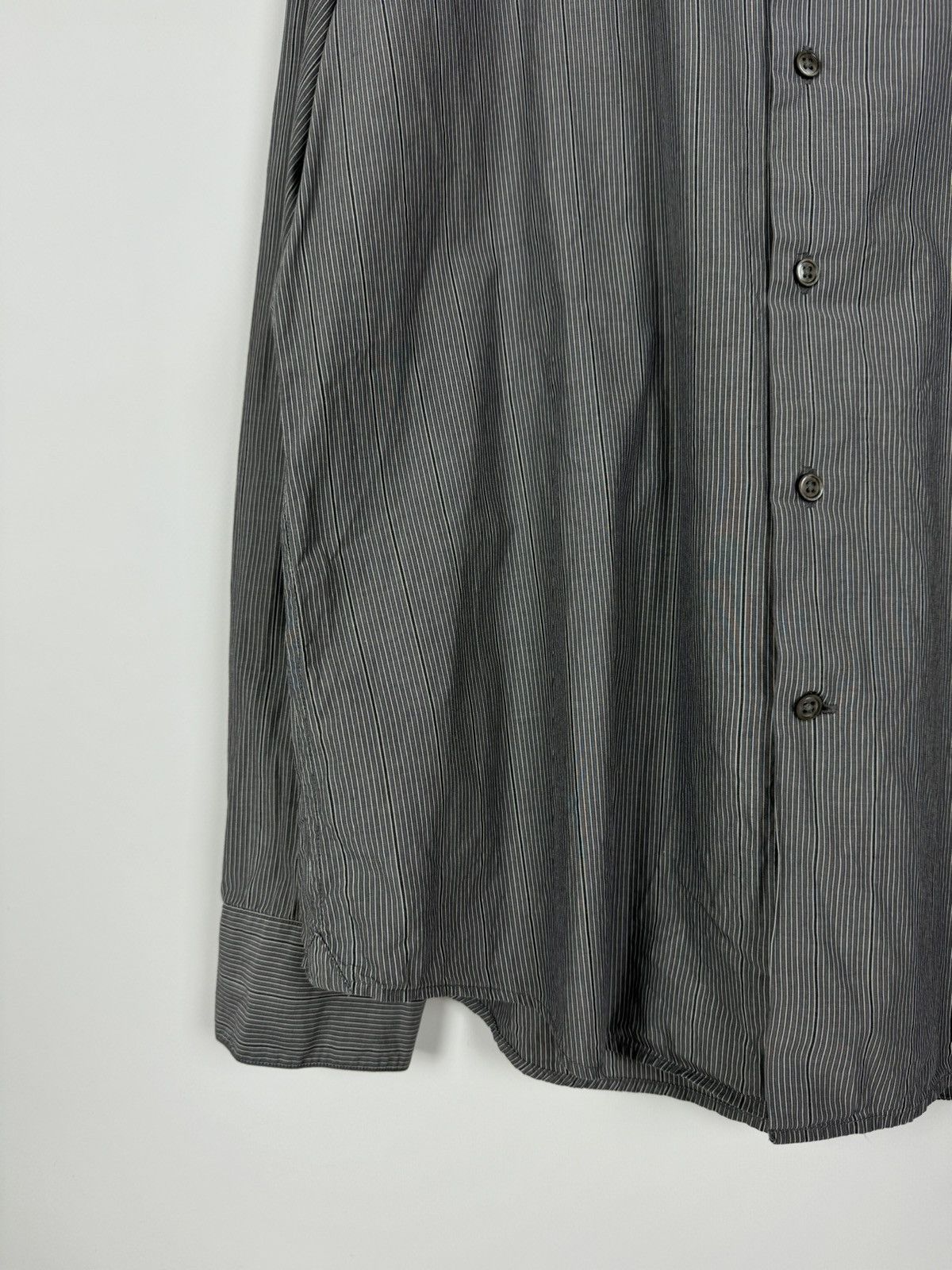 John Varvatos John Varvatos U.S.A Striped Shirt Size US XL / EU 56 / 4 - 4 Thumbnail