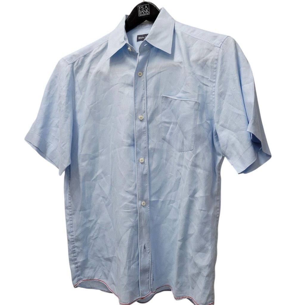Marc O'Polo Marc O'Polo Short Sleeves Linen Shirt Men's Size Medium Size US L / EU 52-54 / 3 - 4 Thumbnail