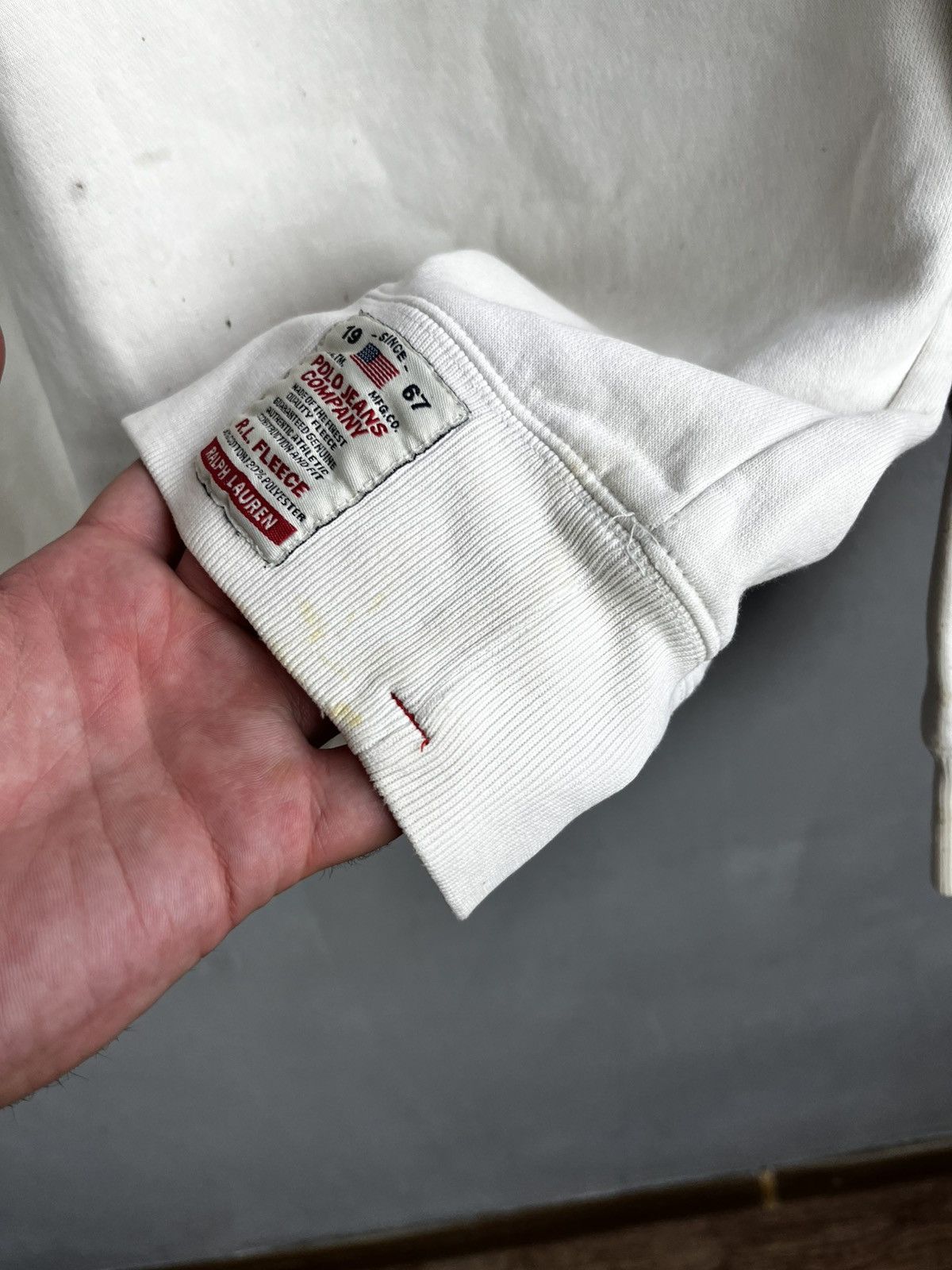 Polo Ralph Lauren Polo Ralph Lauren sweatshirt big logo vintage 90s Size US L / EU 52-54 / 3 - 11 Thumbnail