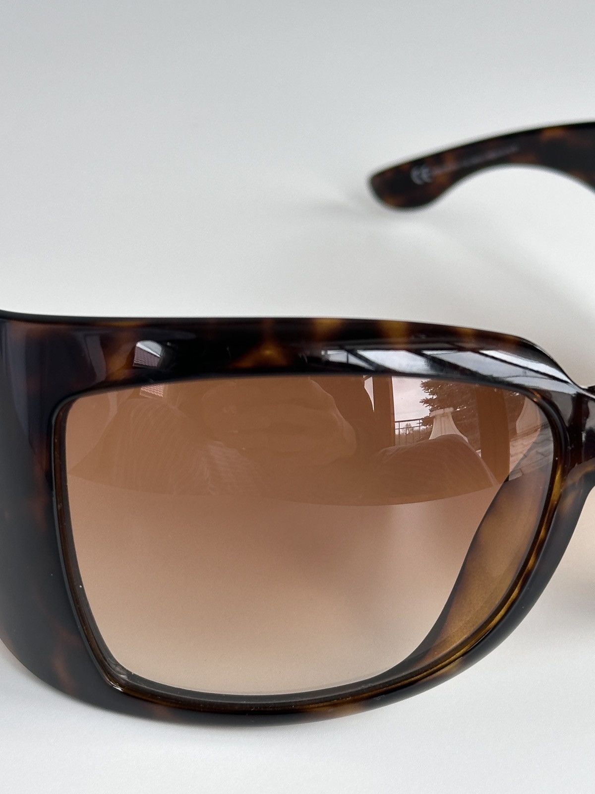 Gucci GUCCI Shield Mask Oversized Sunglasses Leopard GG 2961/S Y2K Size ONE SIZE - 10 Thumbnail