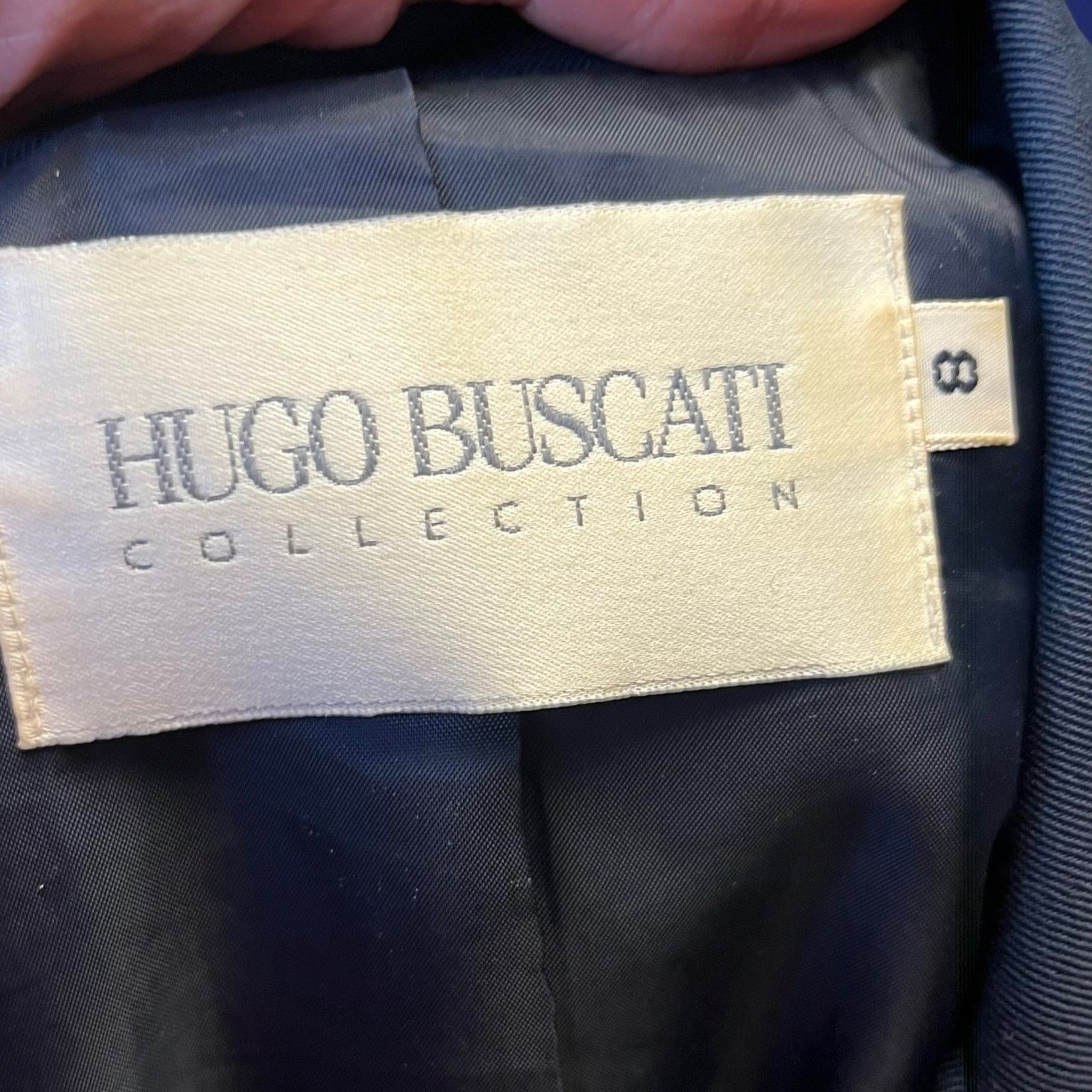 Other 100% Wool Hugo Buscatti Size 8 Double Breasted Blazer R-04 Size M / US 6-8 / IT 42-44 - 12 Thumbnail