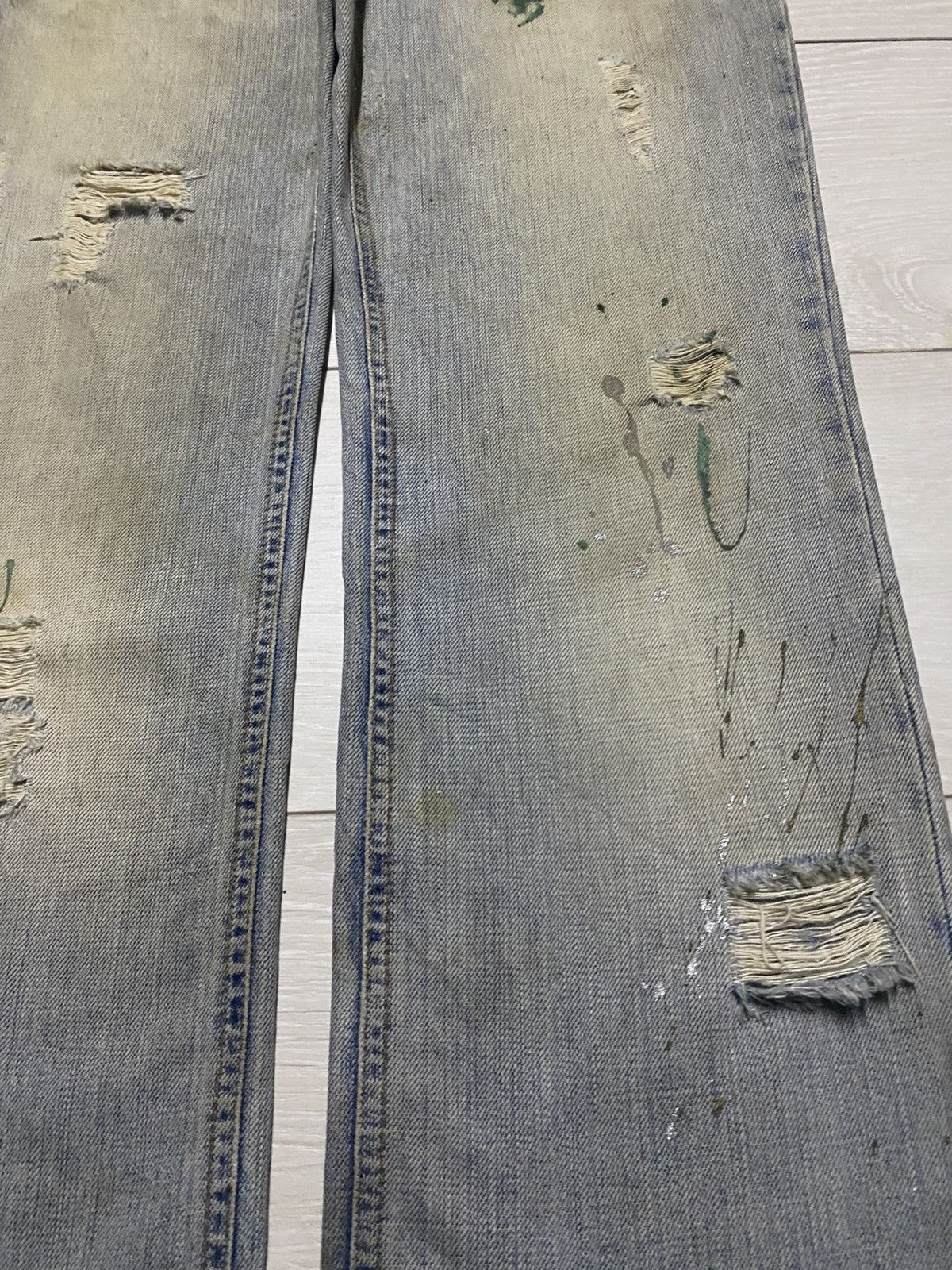 Dolce & Gabbana Dolce & Gabbana Mud Wash Paints Splatter Distressed Jeans Size US 34 / EU 50 - 12 Thumbnail