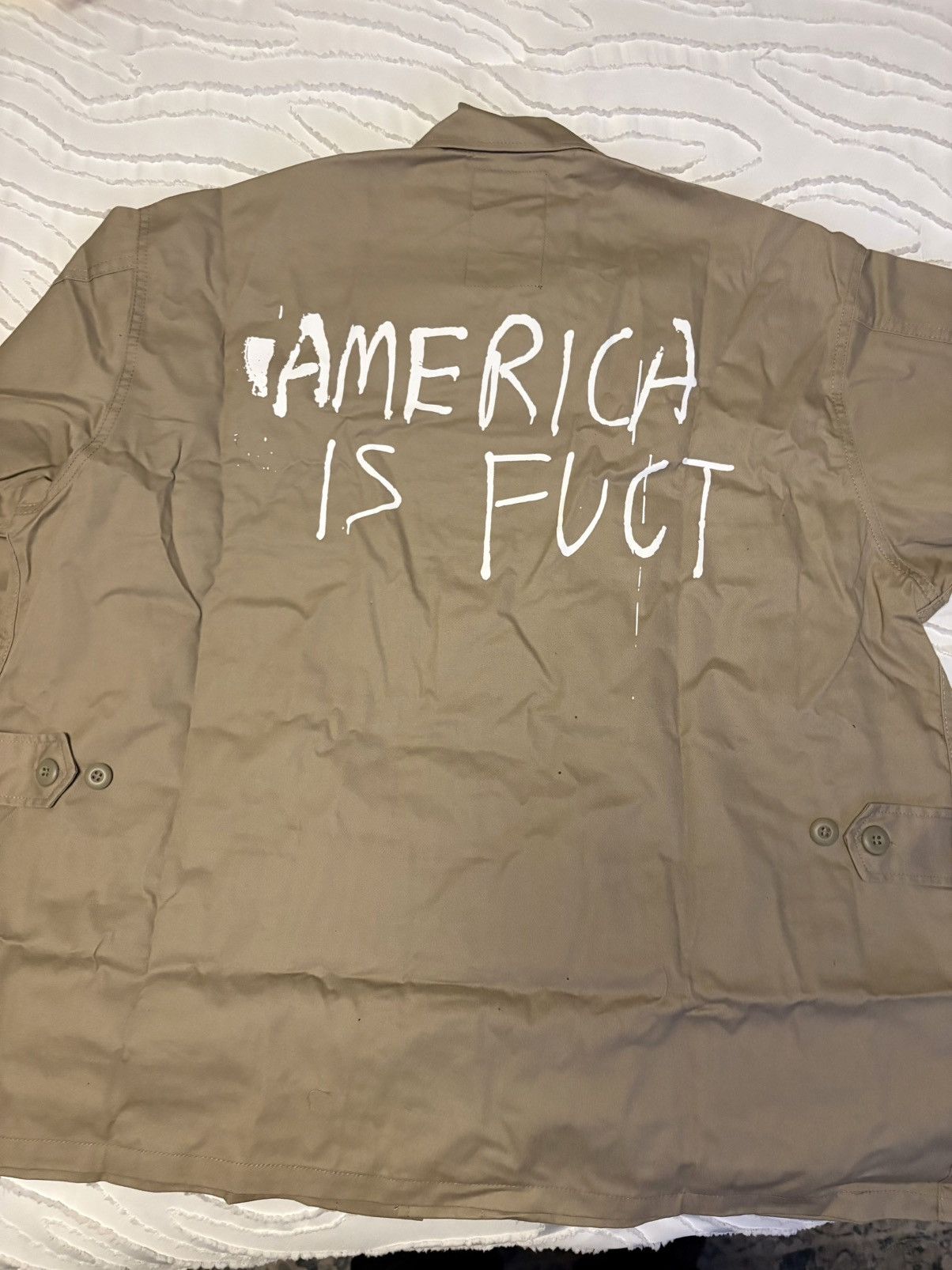FUCT FUCT Rothco BDU Military Jacket “America Is Fuct” Size US XL / EU 56 / 4 - 4 Thumbnail