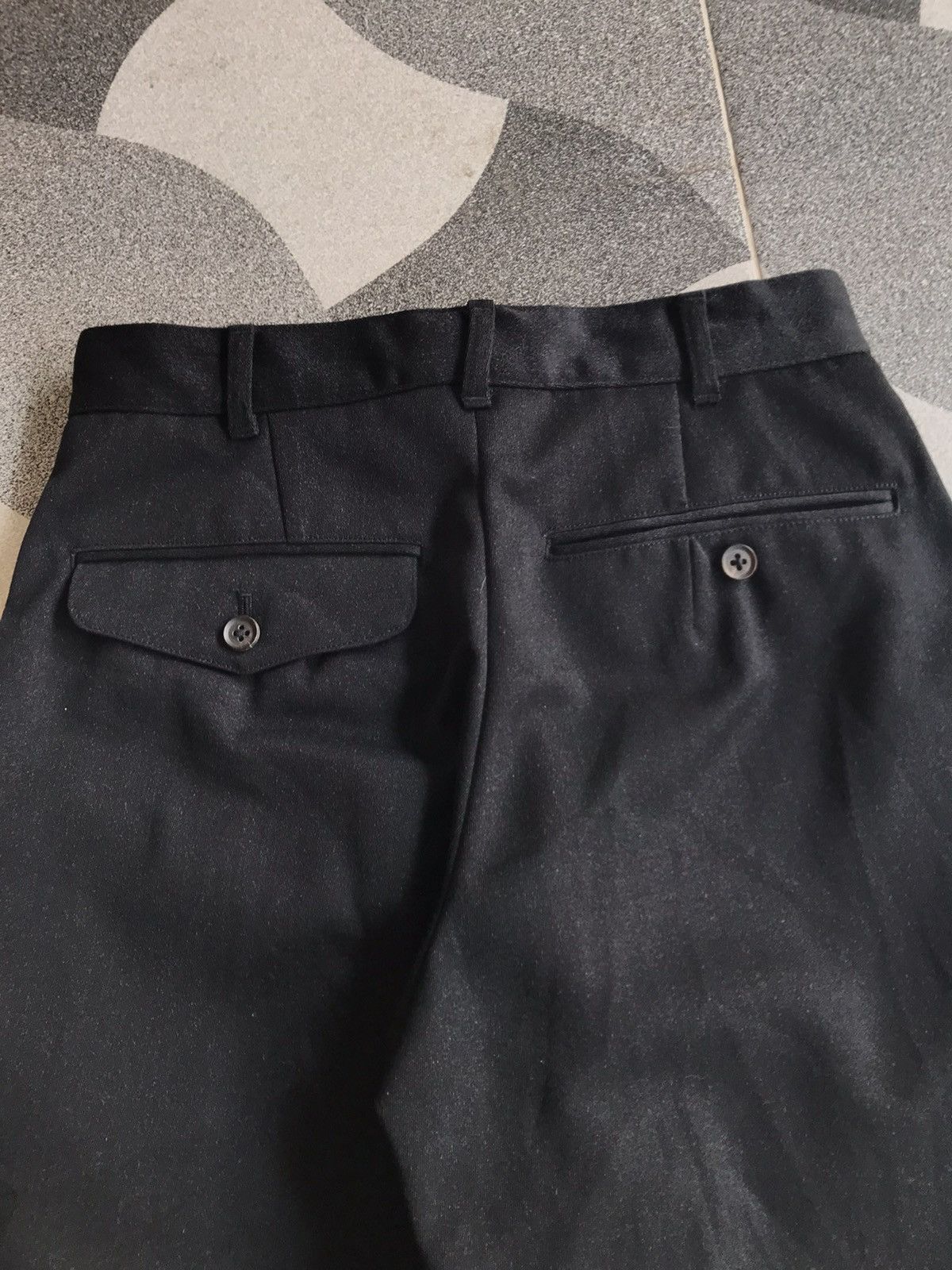 Yohji Yamamoto Yohji Yamamoto Baggy Wool Trouser Size US 27 - 5 Thumbnail
