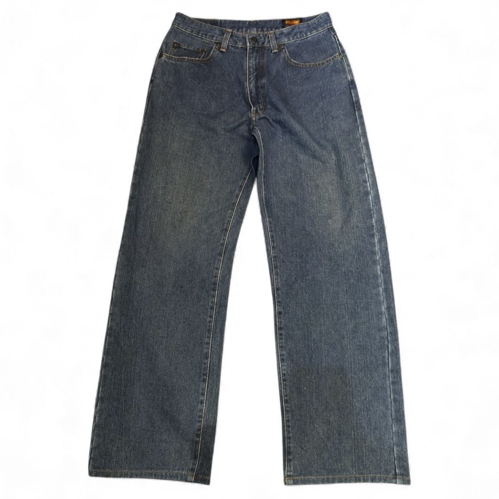Japanese Brand 🔥🇯🇵 Vintage 90s Baggy Big John Y2K Style Denim Size US 32 / EU 48 - 1 Thumbnail