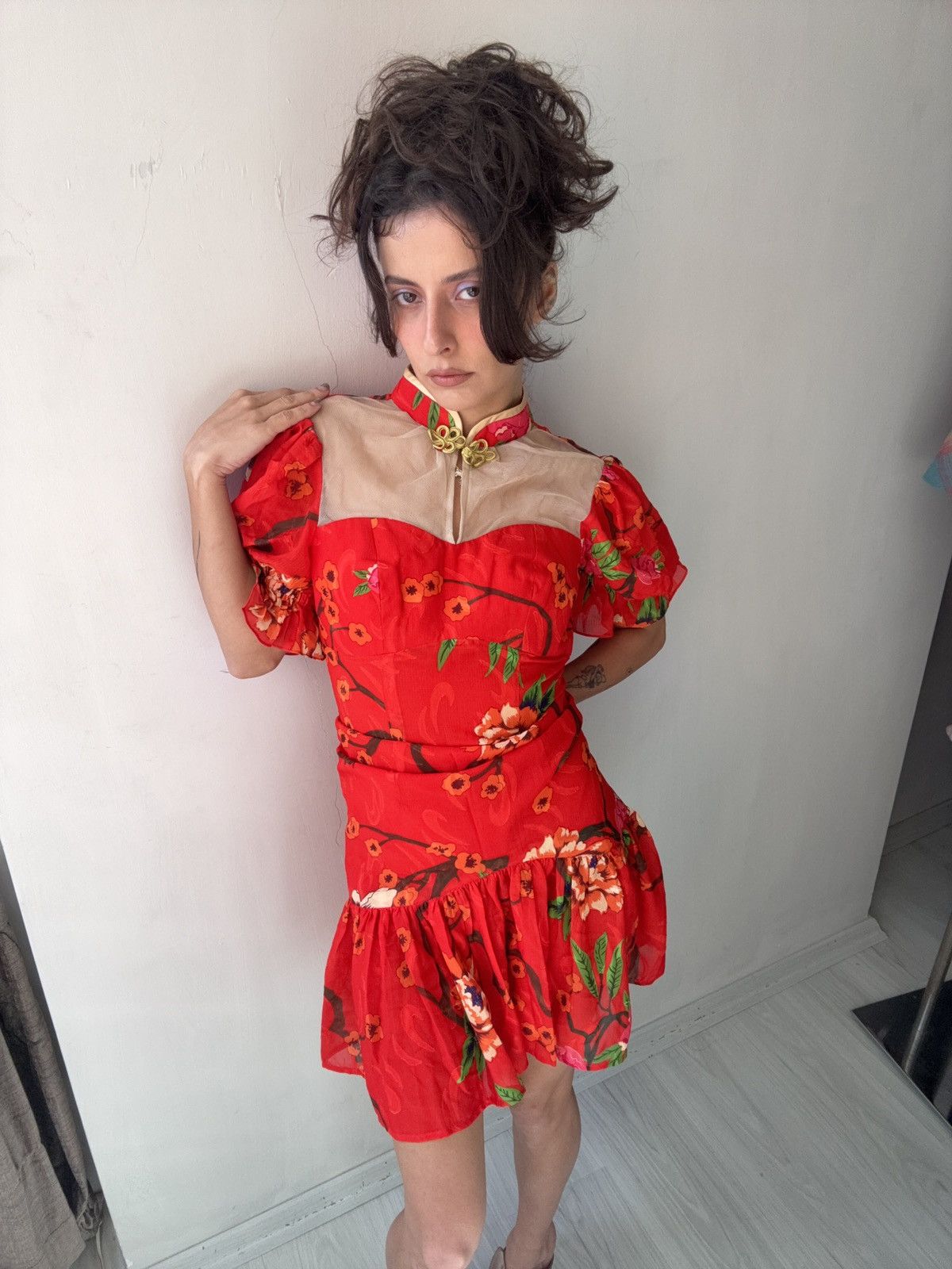 Vintage Asian dress Size M / US 6-8 / IT 42-44 - 3 Thumbnail