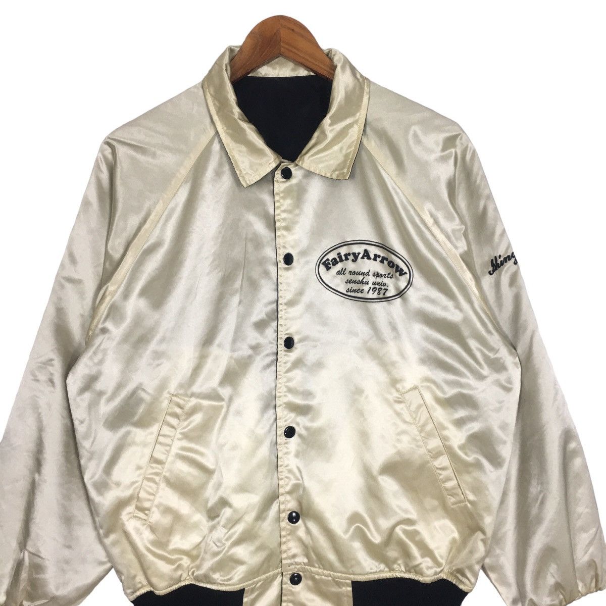 Japanese Brand Senshu University Fairy Arrow Reversible SnapButton Jacket Size US M / EU 48-50 / 2 - 4 Thumbnail