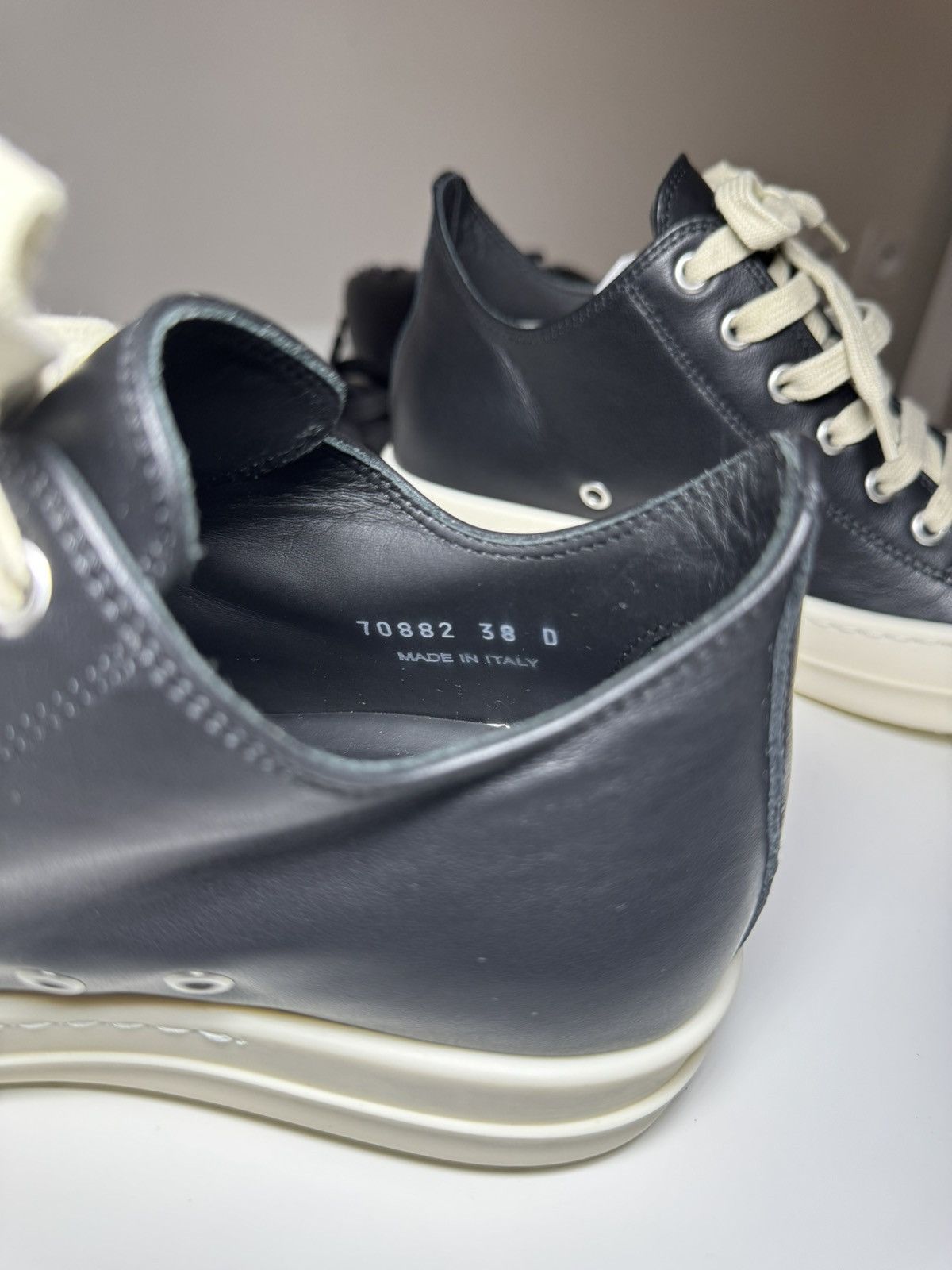 Rick Owens Rick Owens ramones low Size US 7 / IT 37 - 7 Thumbnail
