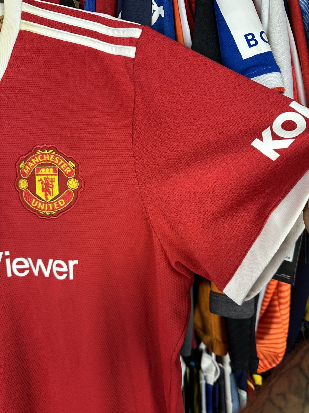 Adidas Adidas Manchester United 2021-2022 Home Football Jersey Size US XXL / EU 58 / 5 - 5 Thumbnail