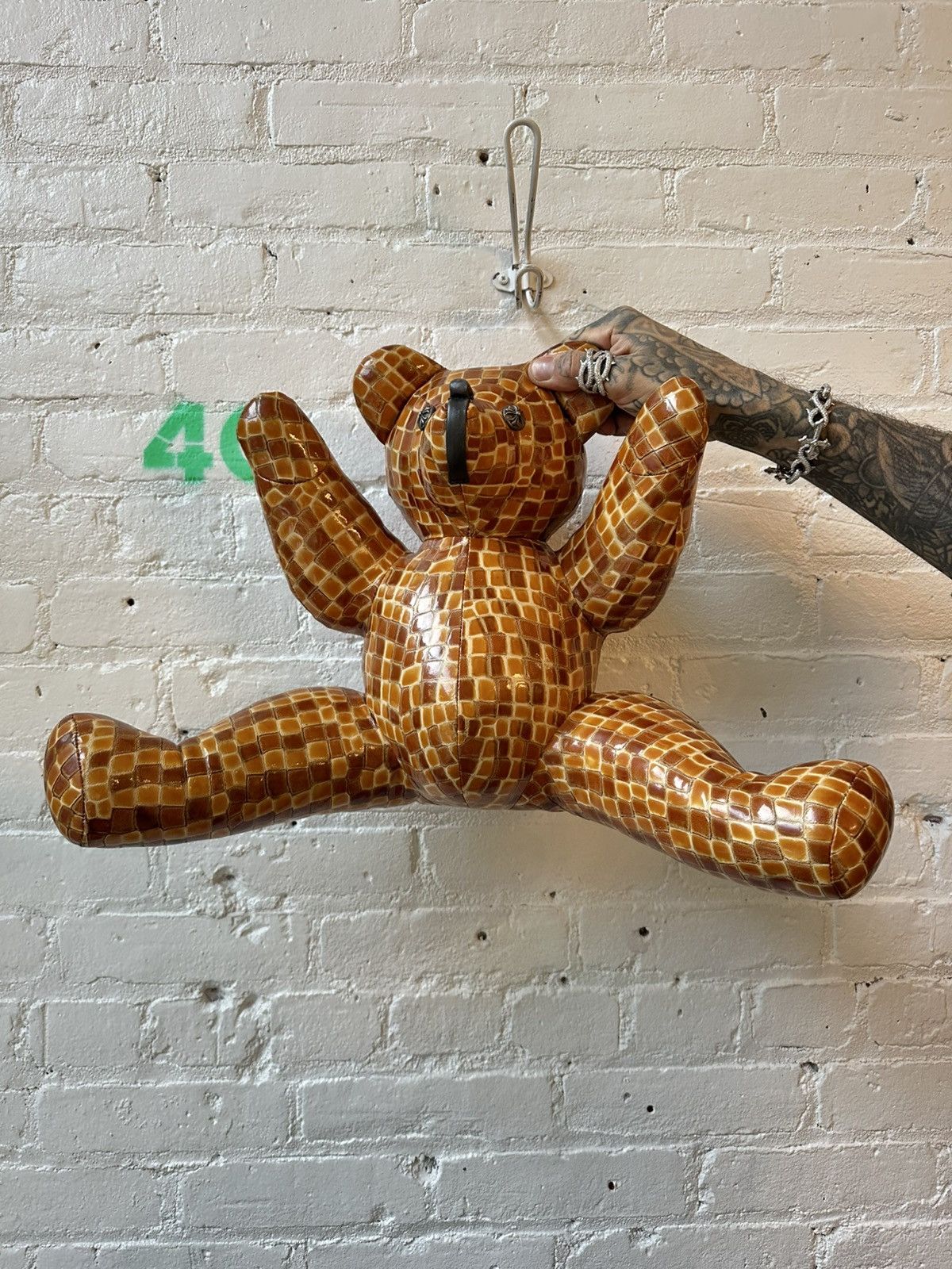 Chrome Hearts CHROME HEARTS LEATHER STUDDED BEAR Size ONE SIZE - 1 Thumbnail