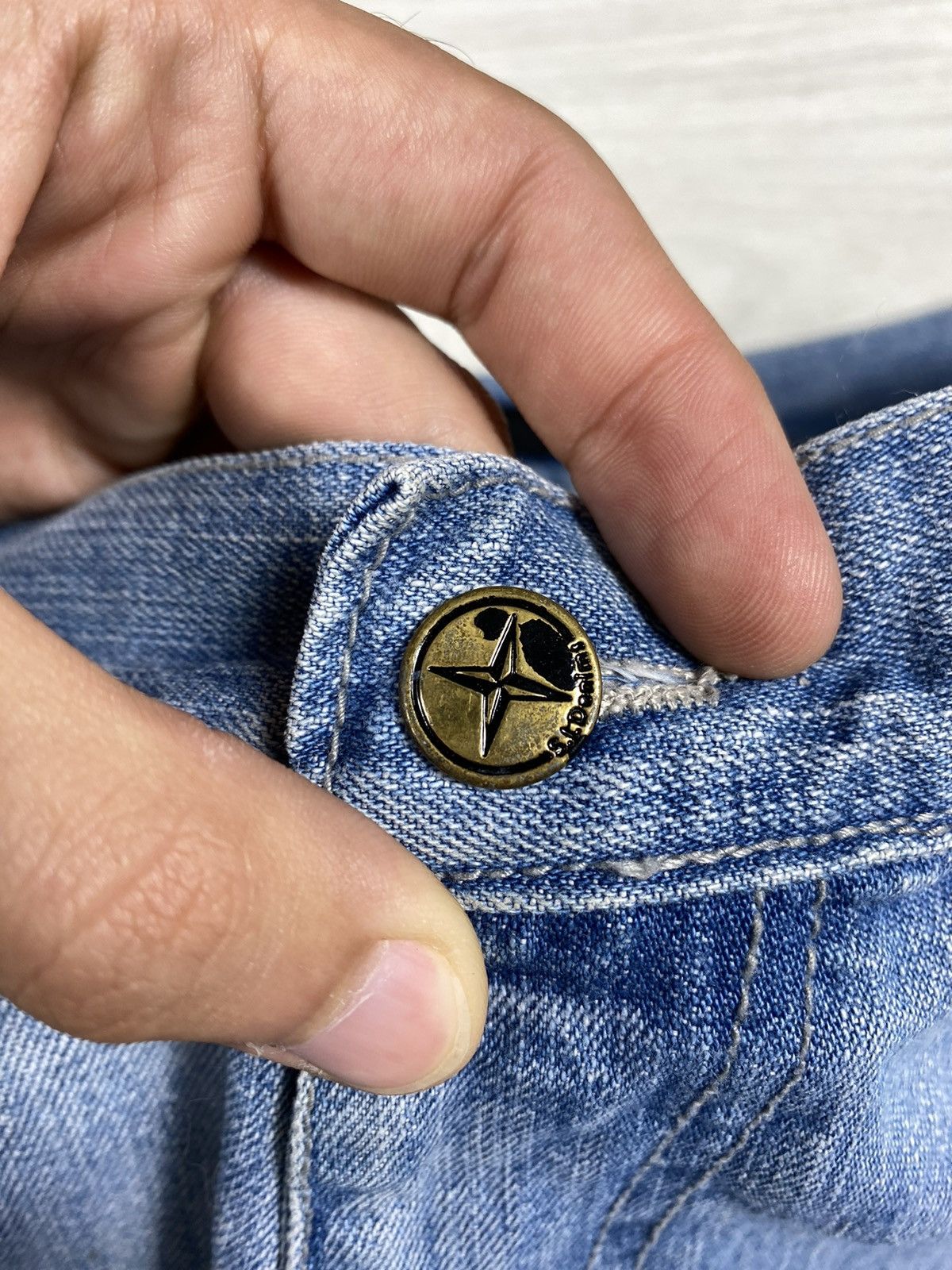Stone Island × Vintage Stone Island Denims Jeans Pants Size US 36 / EU 52 - 9 Thumbnail