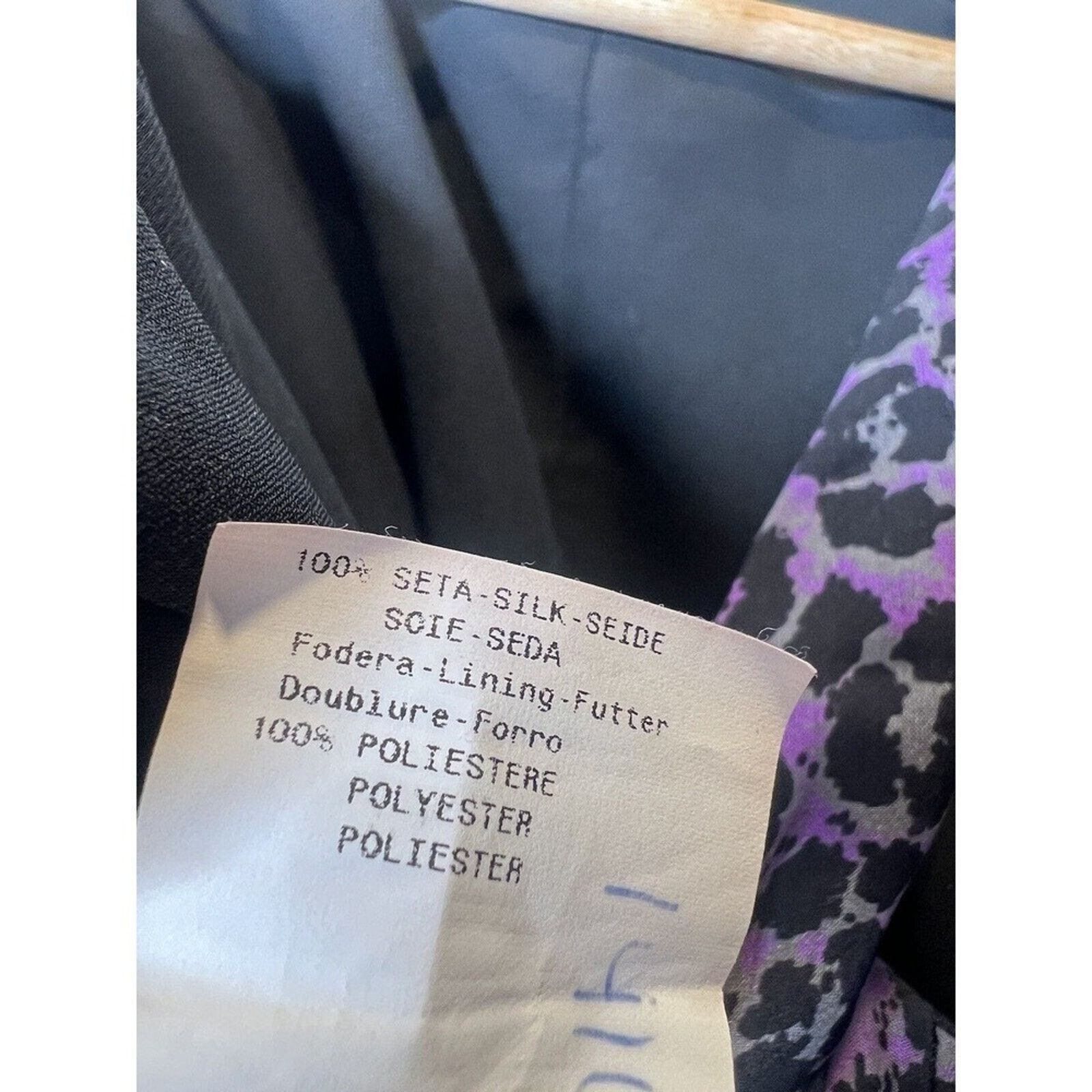 Armani Collezioni Armani Collezioni Vintage Purple Leopard Print 100% Silk 4 Size S / US 4 / IT 40 - 7 Thumbnail