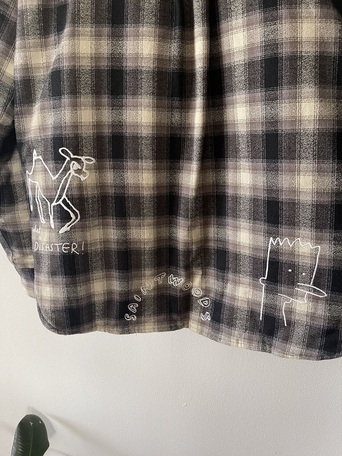 Saintwoods Saintwoods Grey Insulated Flannel Shirt Size US S / EU 44-46 / 1 - 6 Thumbnail