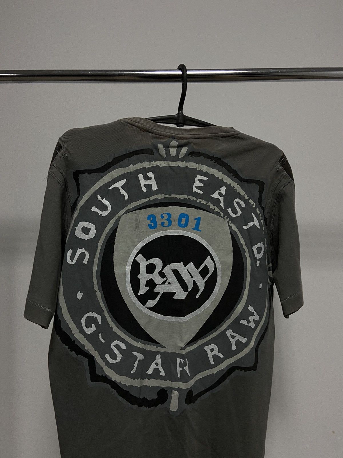 G-Star × Vintage G Star Raw Vintage 90s Big Logo T Shirt South east Size US XL / EU 56 / 4 - 4 Thumbnail