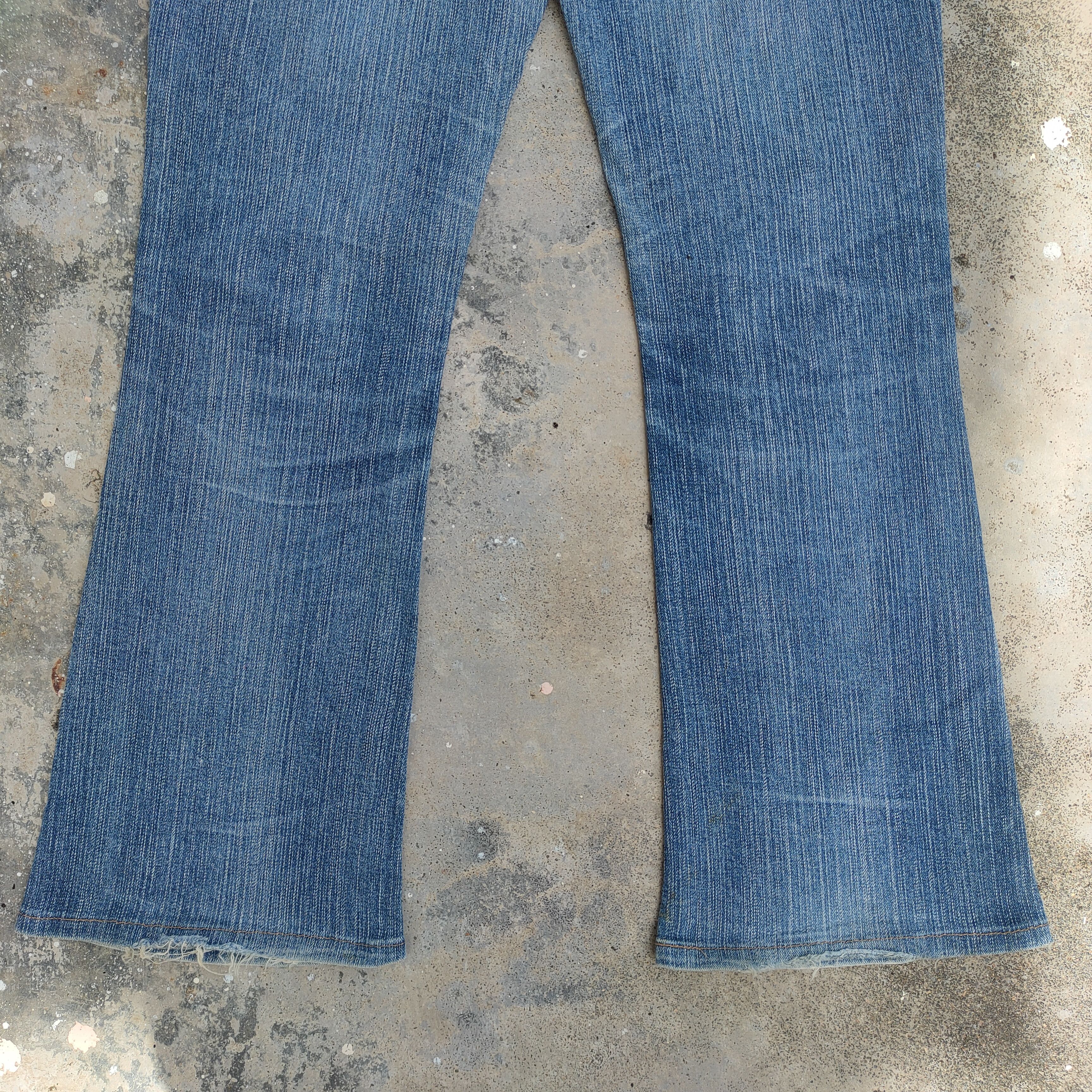 Japanese Brand × Jean FLARE VINTAGE JAPANESE BOOTCUT RIPPED JEANS DENIM PANTS Size US 28 / EU 44 - 10 Thumbnail