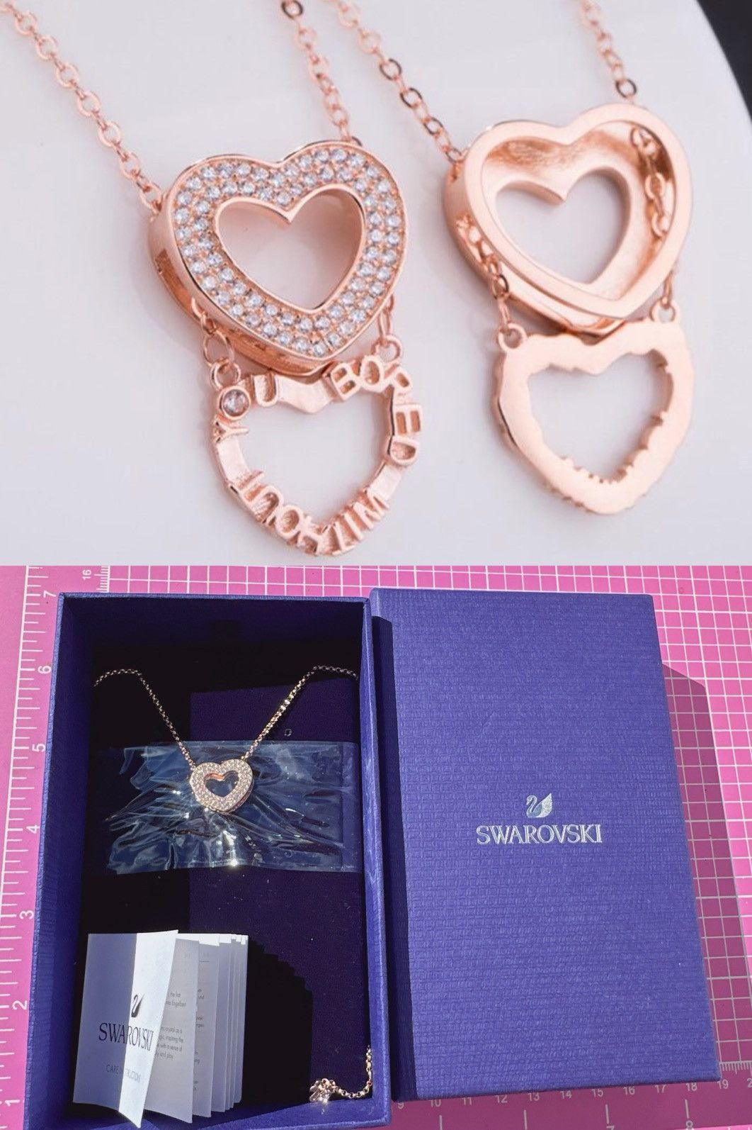 Swarovski SWAROVSKI Admiration 18k Rose Gold plated over Sterling Size ONE SIZE - 1 Thumbnail