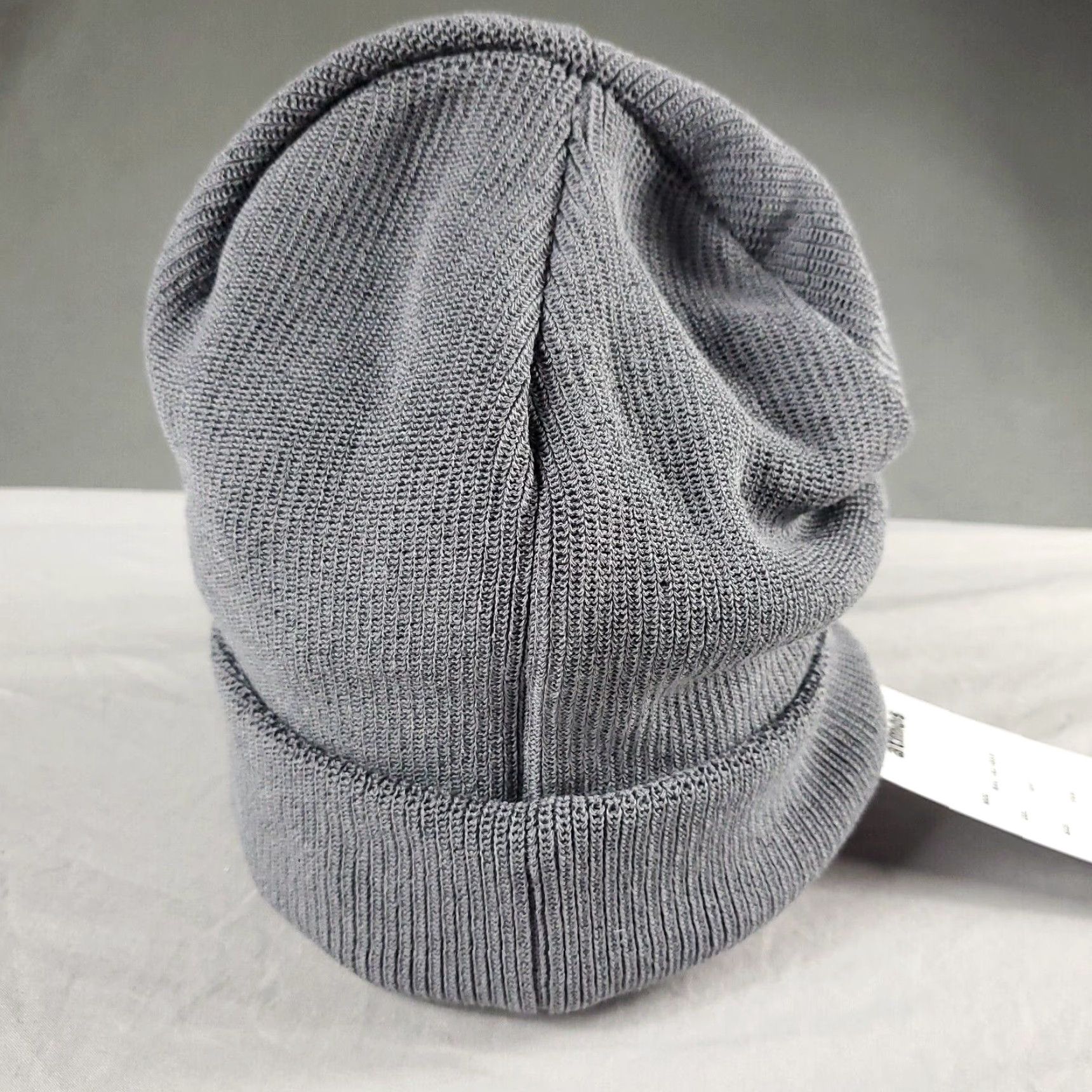 Vintage Atmos Beanie Gray One Size Knit Classic Sports Mens Size ONE SIZE - 2 Thumbnail