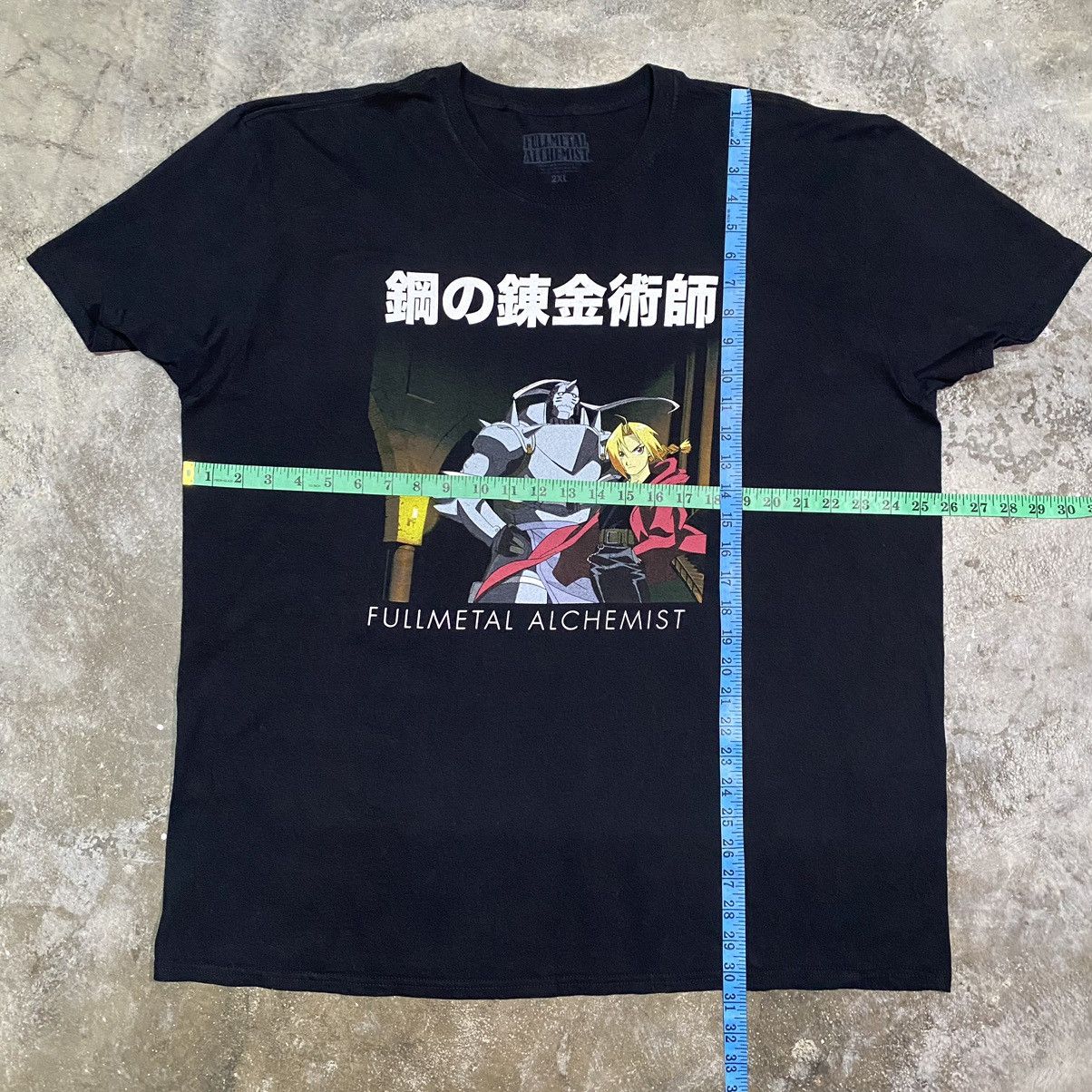 Anime × Vintage FULLMETAL ALCHEMIST BROTHERHOOD ANIME T SHIRT RARE SIZE! Size US XXL / EU 58 / 5 - 8 Thumbnail