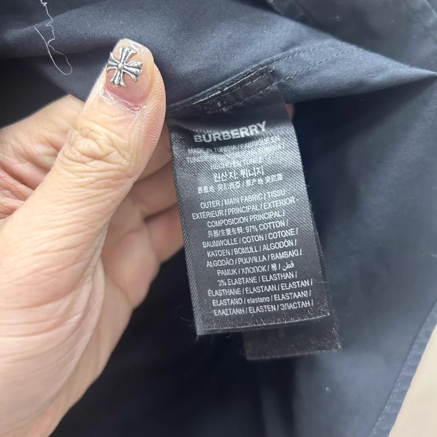 Burberry BURBERRY Black Shirt S 99 New Size US S / EU 44-46 / 1 - 4 Thumbnail