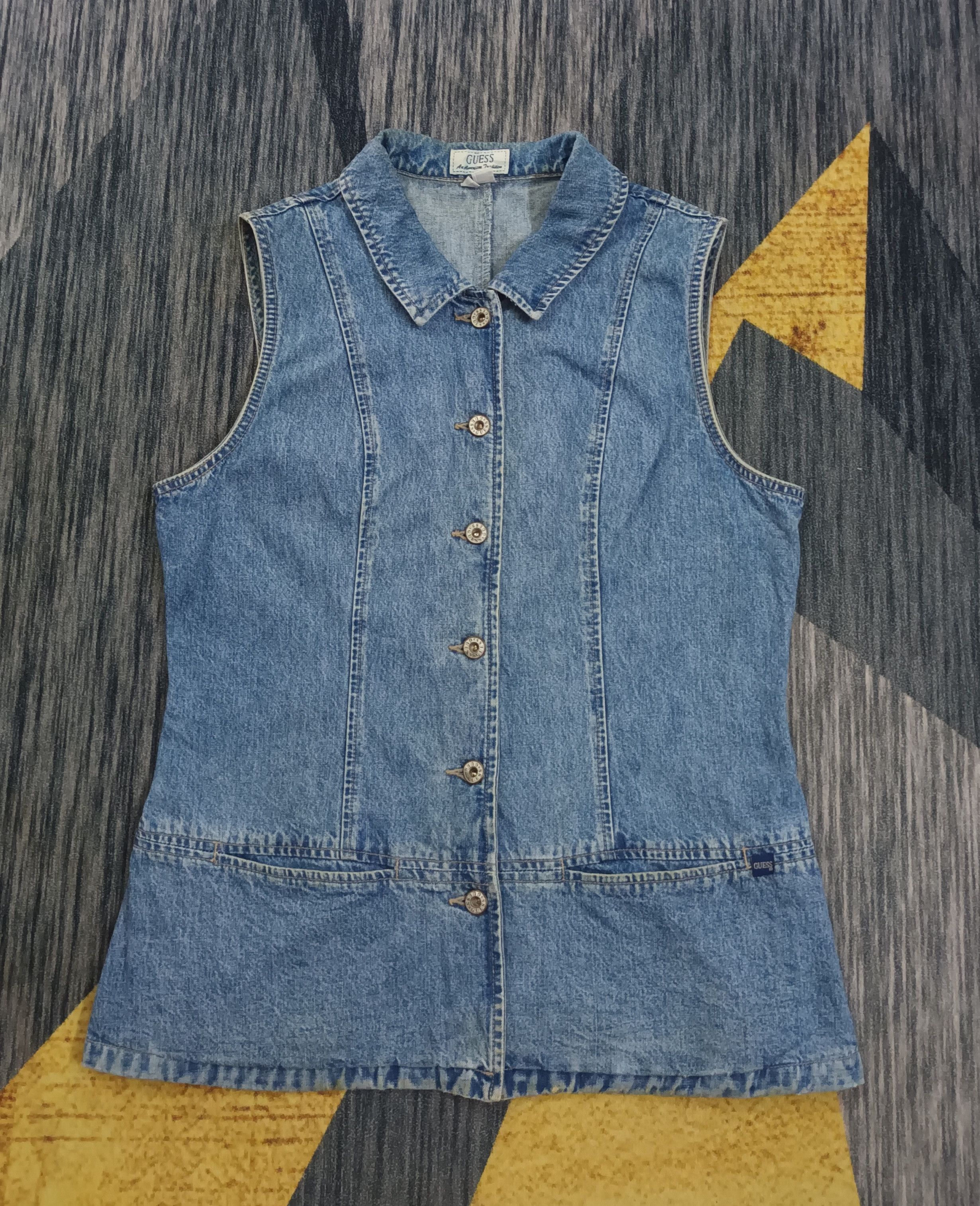 Guess 🔥 GUESS DENIM VEST🔥 Size S / US 4 / IT 40 - 1 Thumbnail