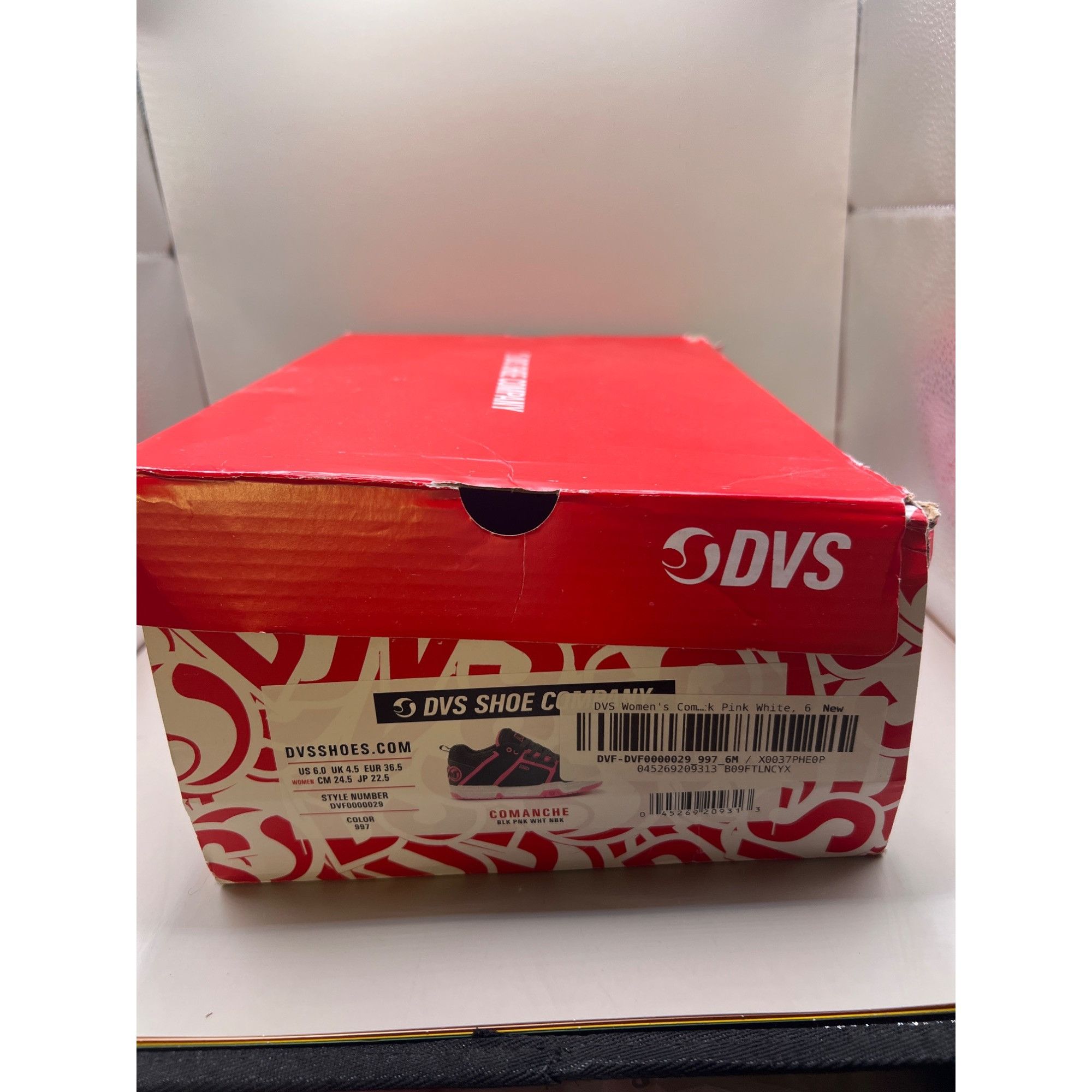 DVS DVS Womens Comanche WOS Black & Pink Skate Shoes Size 6 US / Size US 6 / IT 36 - 8 Thumbnail