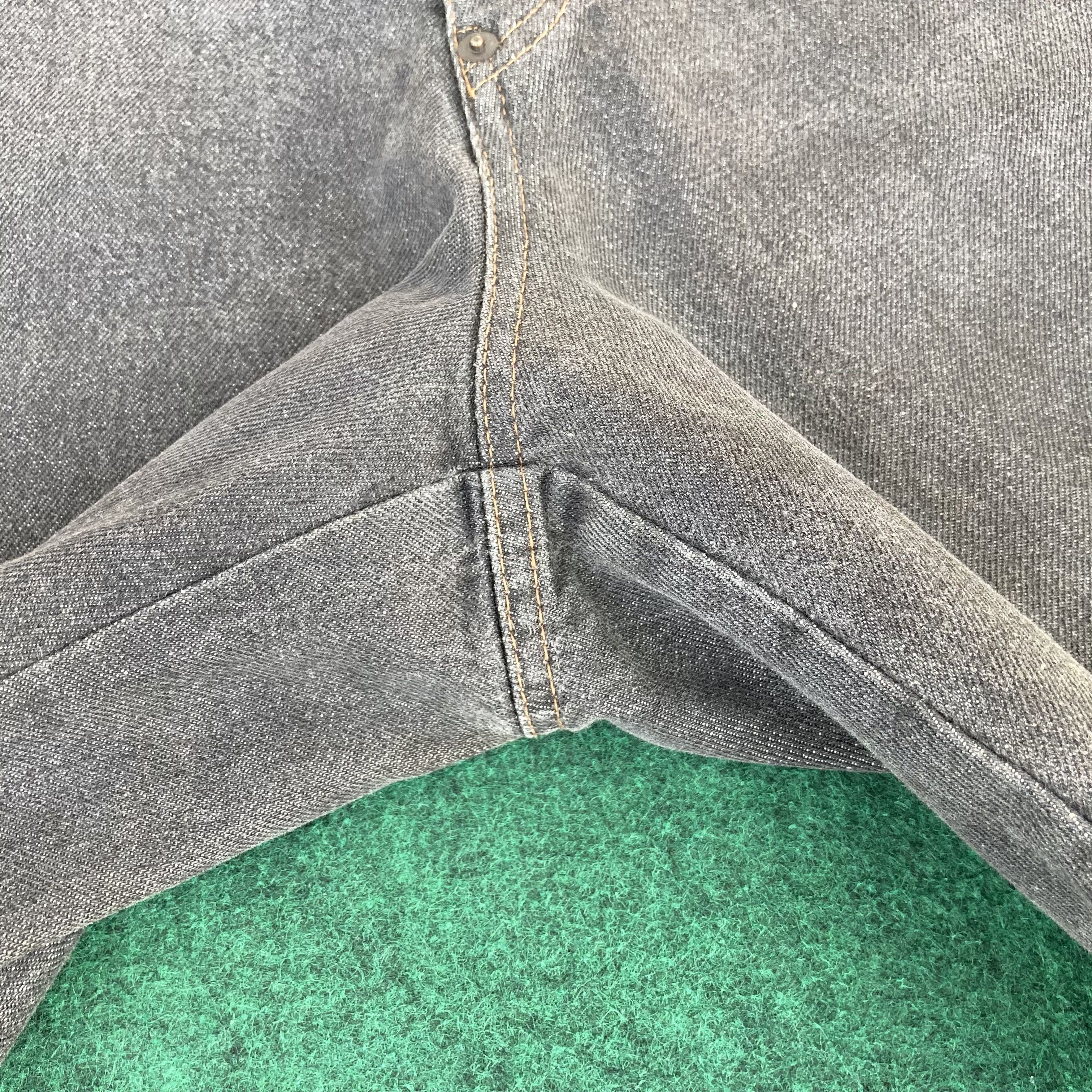 Designer × Japanese Brand × Vintage 30x29.5 Vtg A.S.M Atelier Sab Men Pants Baggy Zipper Jeans Size US 30 / EU 46 - 7 Thumbnail